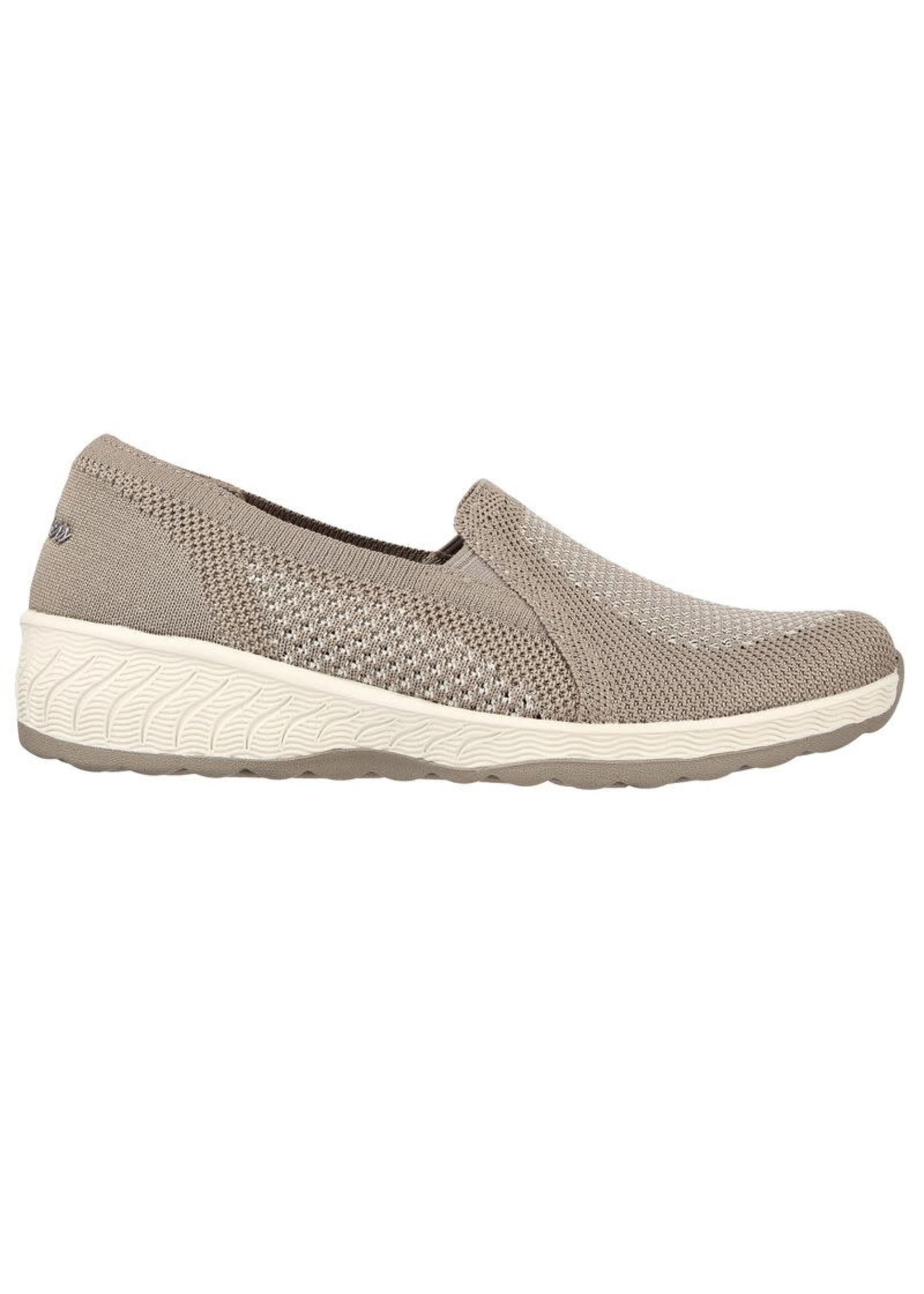 Skechers Womens Relaxed Fit Up-Lifted New Rules Womens Trainers Taupe ...