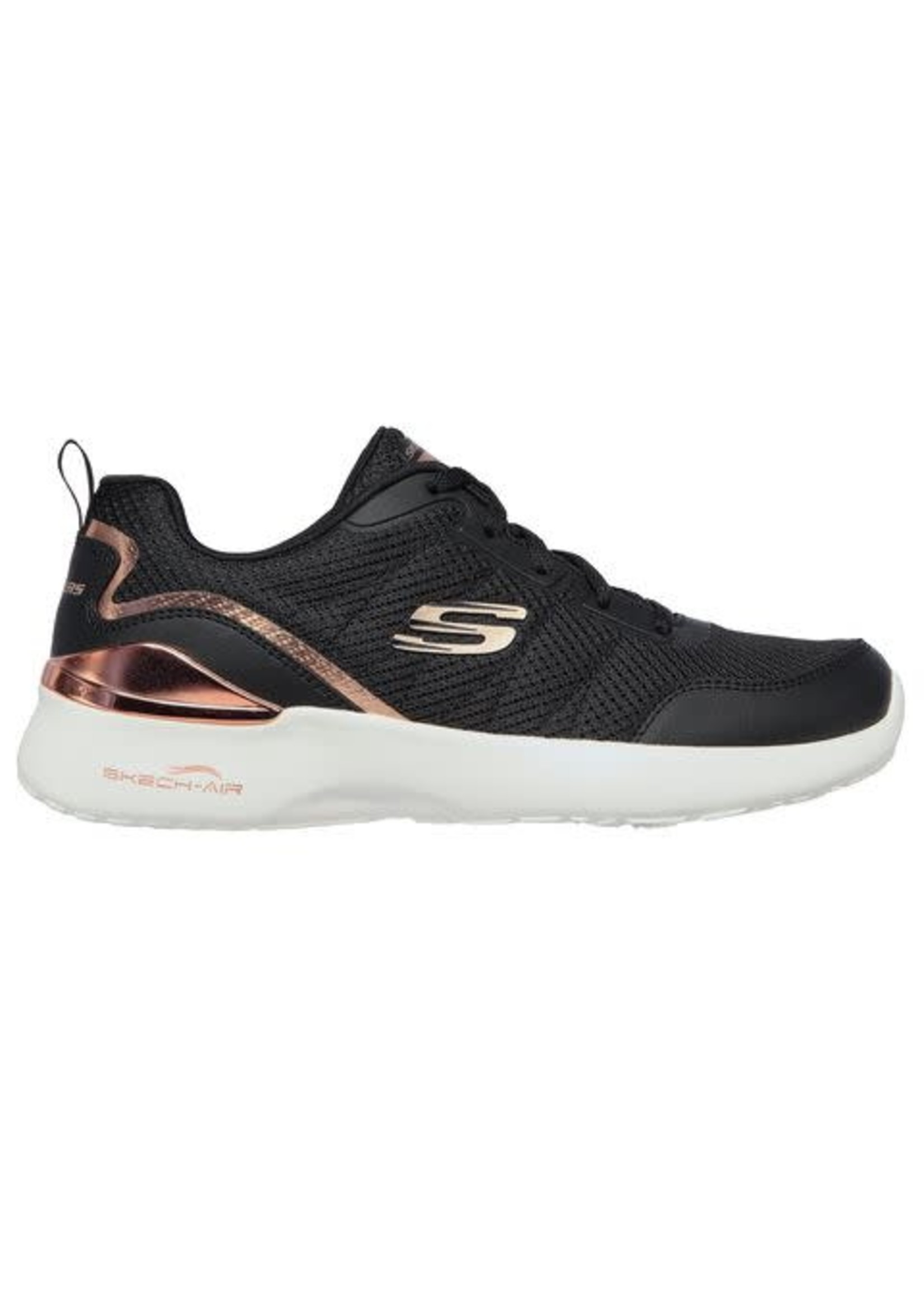 Skechers Womens Sketch-Air Dynamight The Halcyon 149660 Black Rose Gold ...