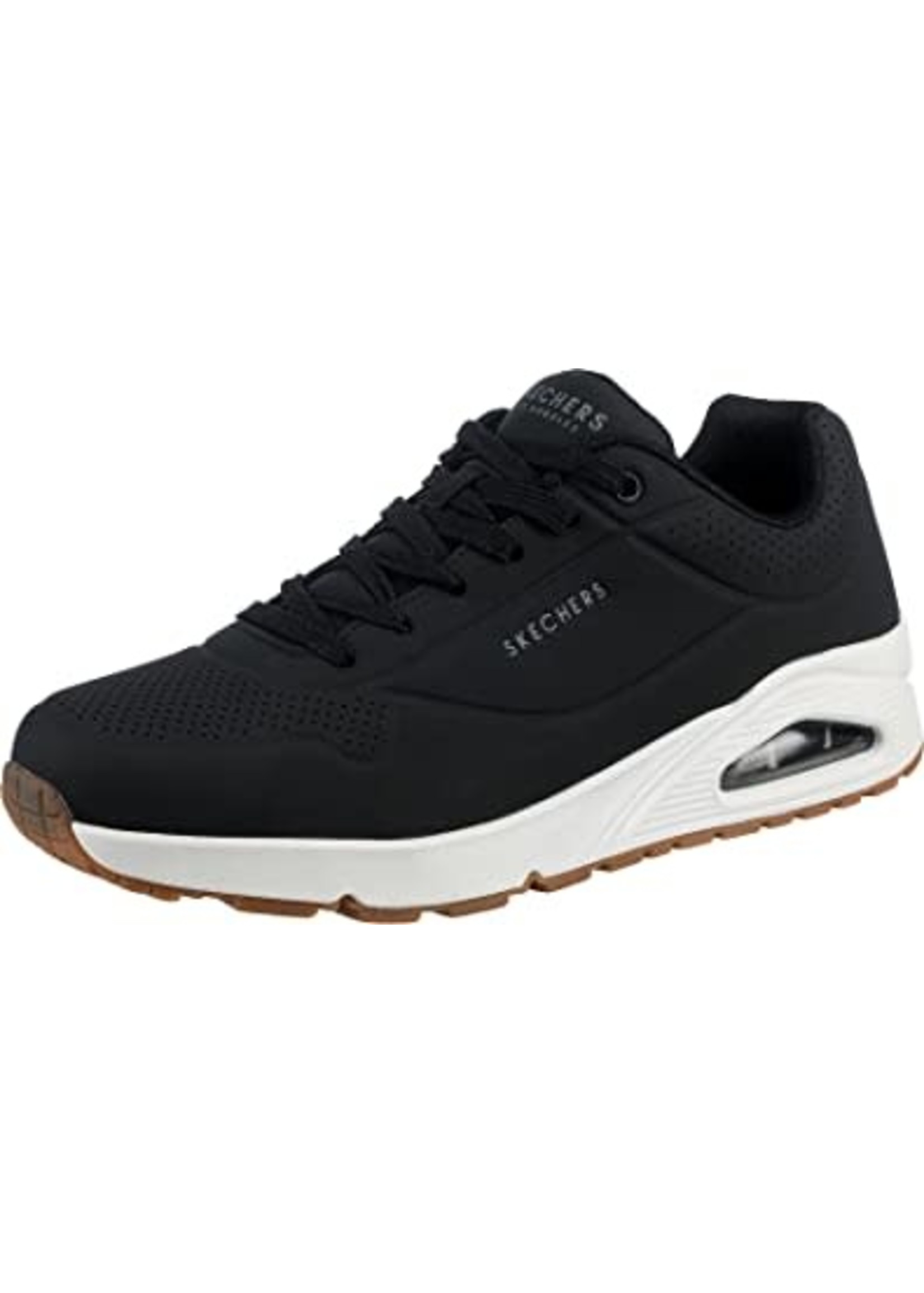 Skechers Men's Uno Stand on Air  Oxford Black/White