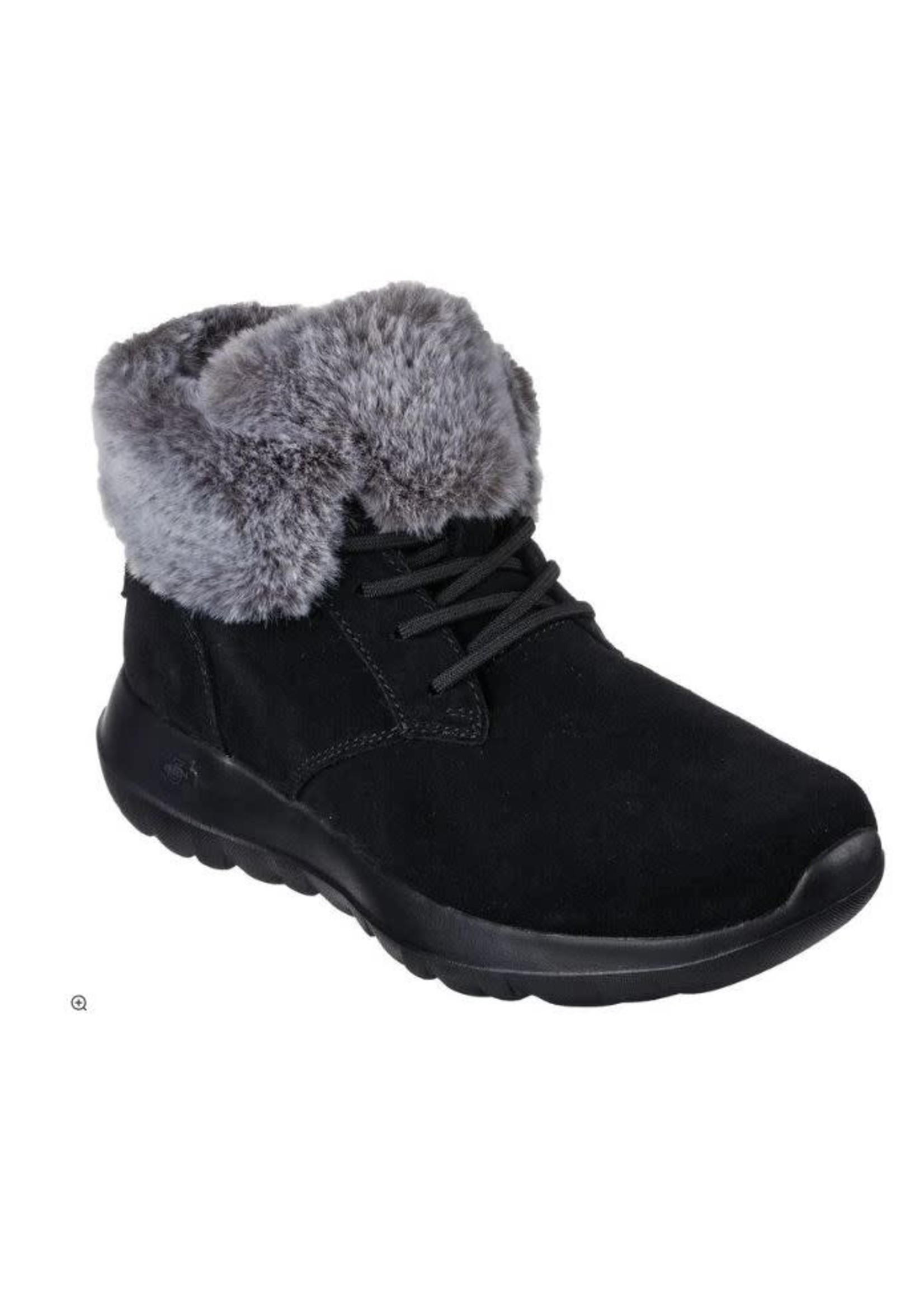 Skechers Womens Ortholite ON The GO Joy Plush Dreams 144042 Fashion Boot Black Grey SHOE PLUS Low Prices Express Shipping 100s of Items to Choose From