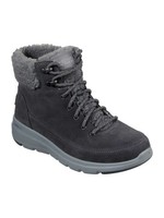 Skechers Womens Ortholite ULTRA GO® cushioning  Glacial Ultra - Woodlands 16677 Fashion Boot Charcoal Grey
