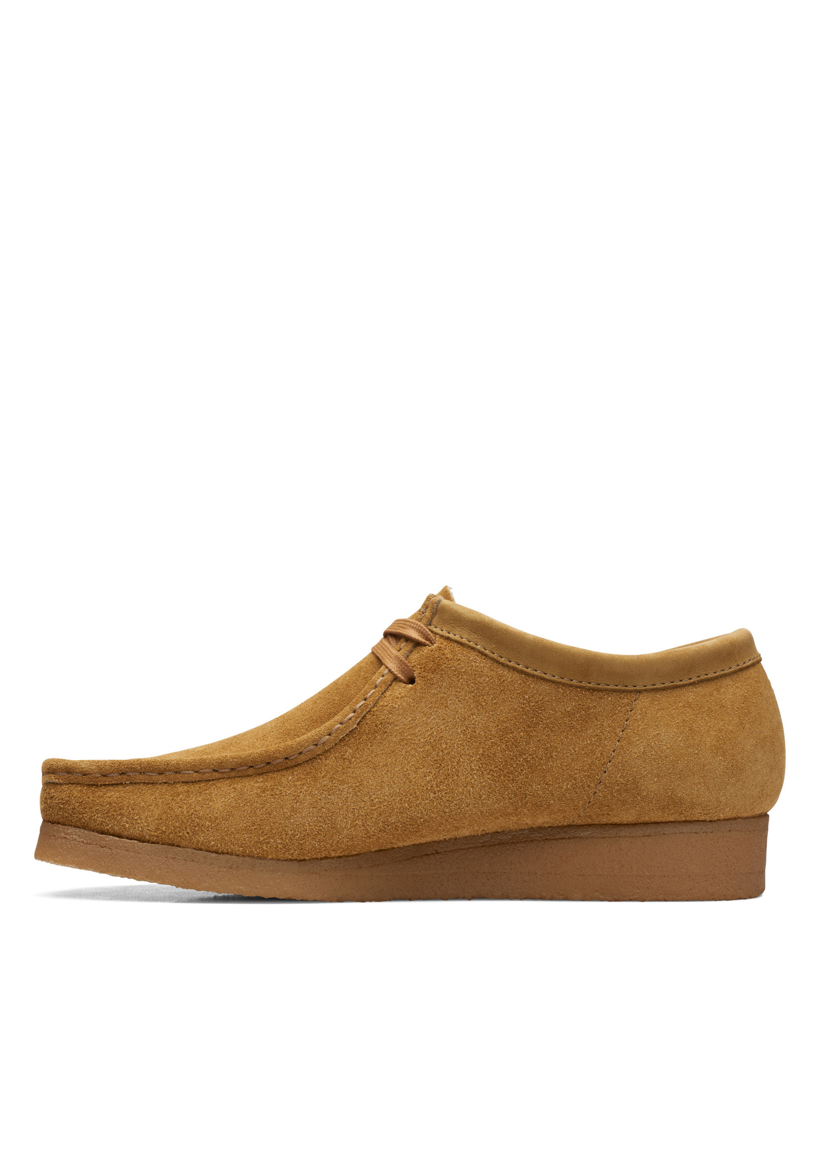 Clarks Mens Wallabee Oak Hairy Brown Suede
