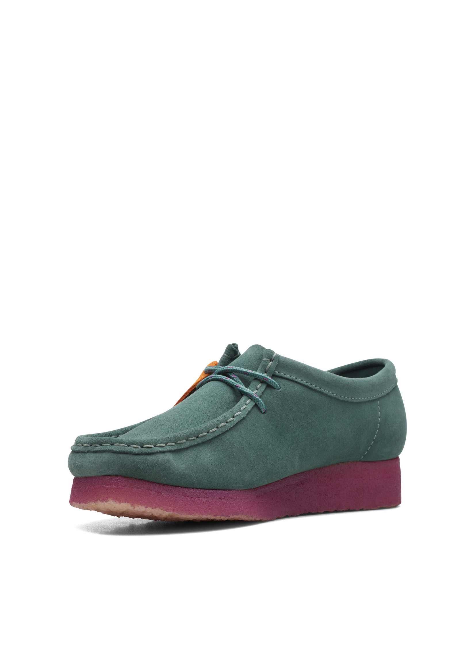 Clarks Womens Icon Wallabee. Teal  Blue Combination 26168644
