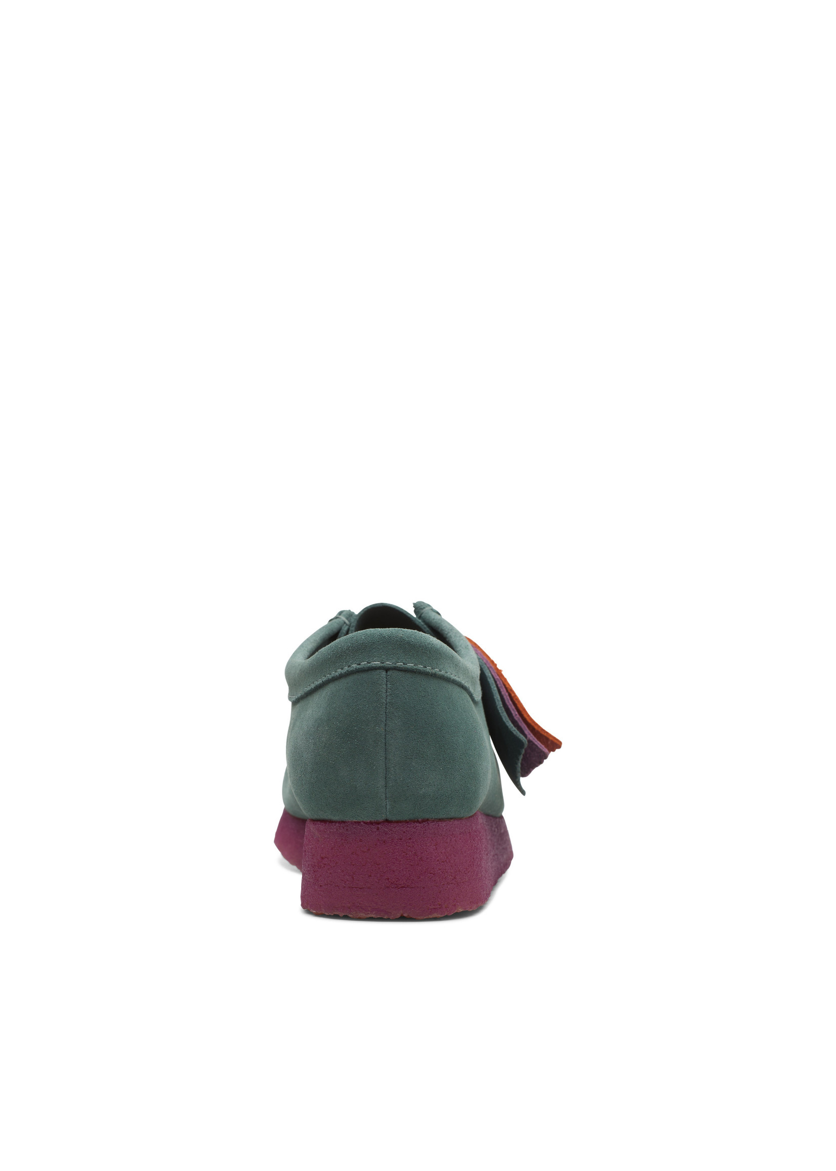 Clarks Womens Icon Wallabee. Teal  BlueCombination 26168644