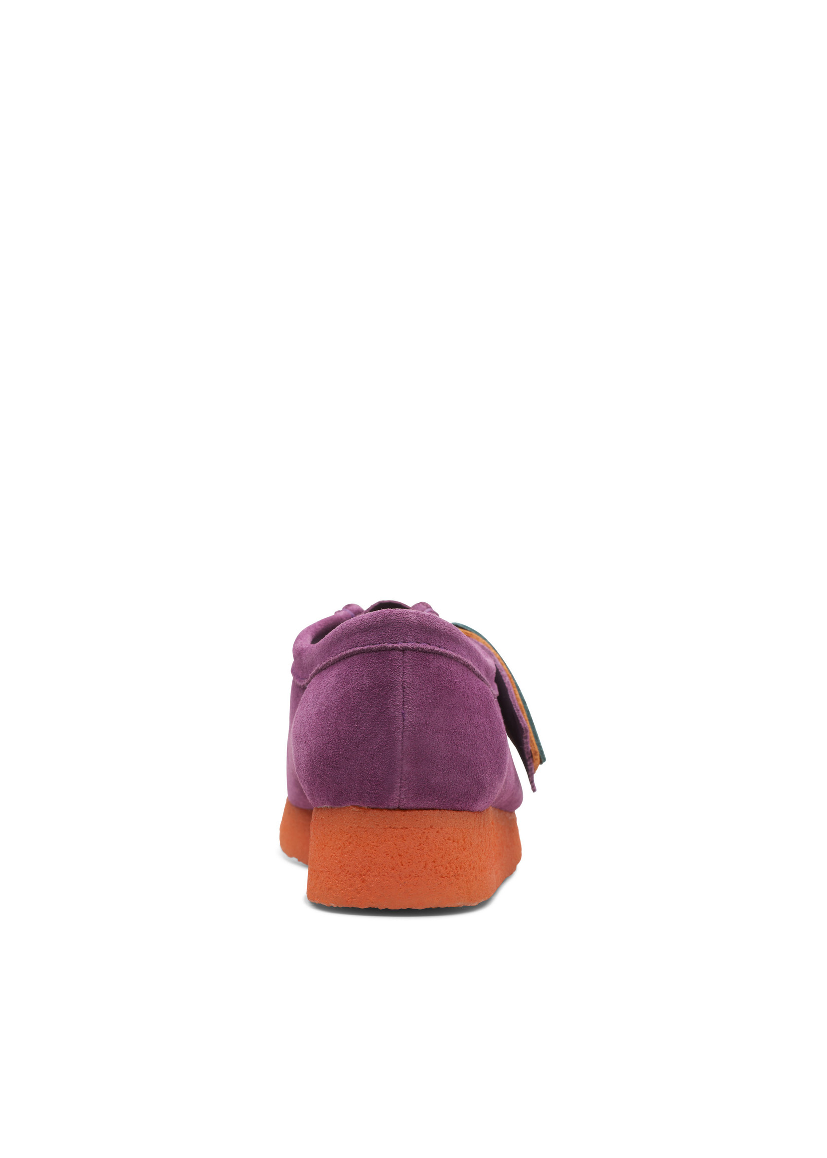 Clarks Womens Icon Wallabee. Purple Suede Combination 26168645
