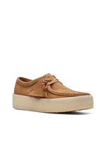 Clarks Womens Wallabee Cup Tan Nunuck 26168640