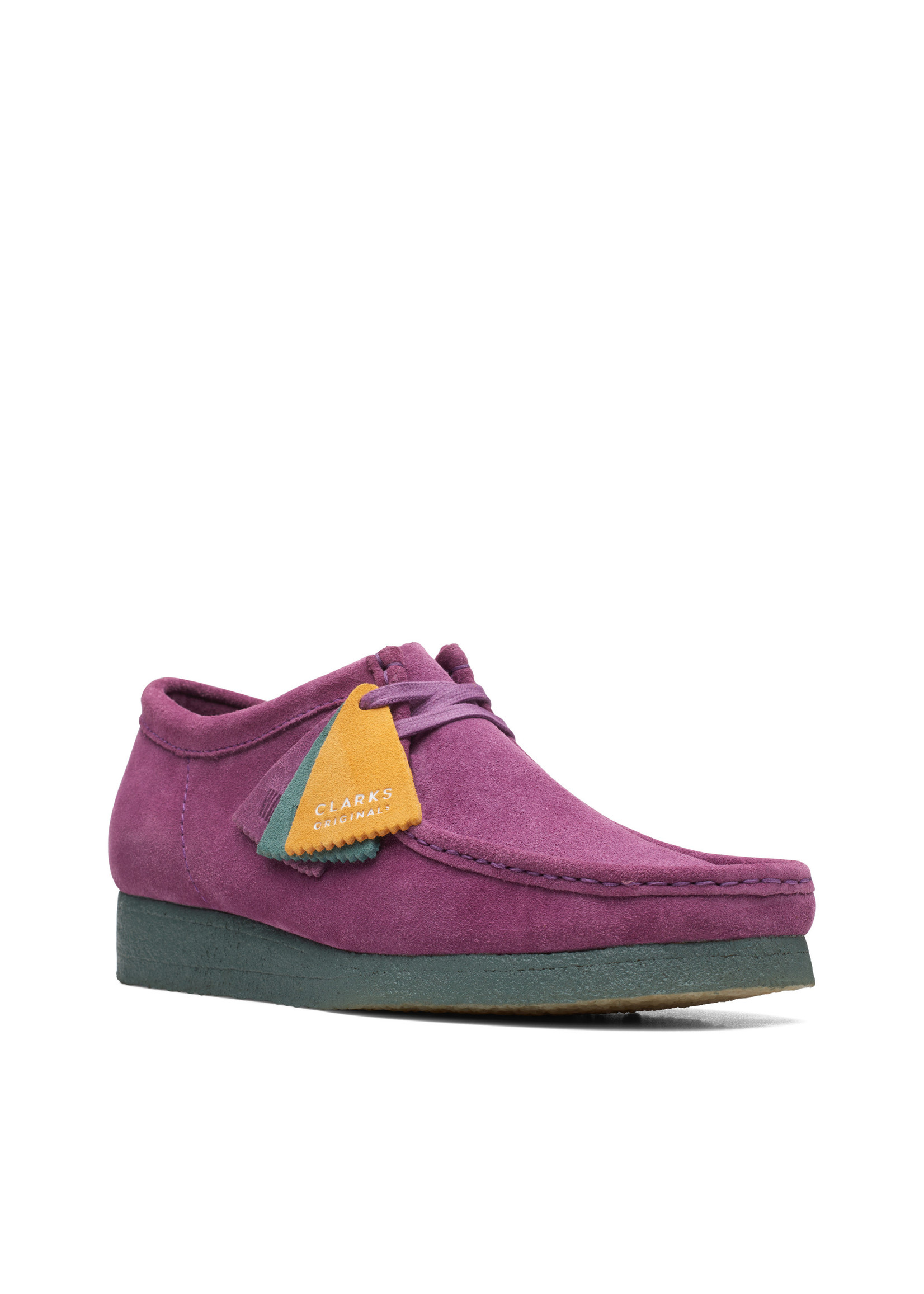 Clarks Mens Iconic Wallabee Originals Purple Green 26168860 SHOE PLUS Low Prices Express Shipping 100s of Items to Choose From