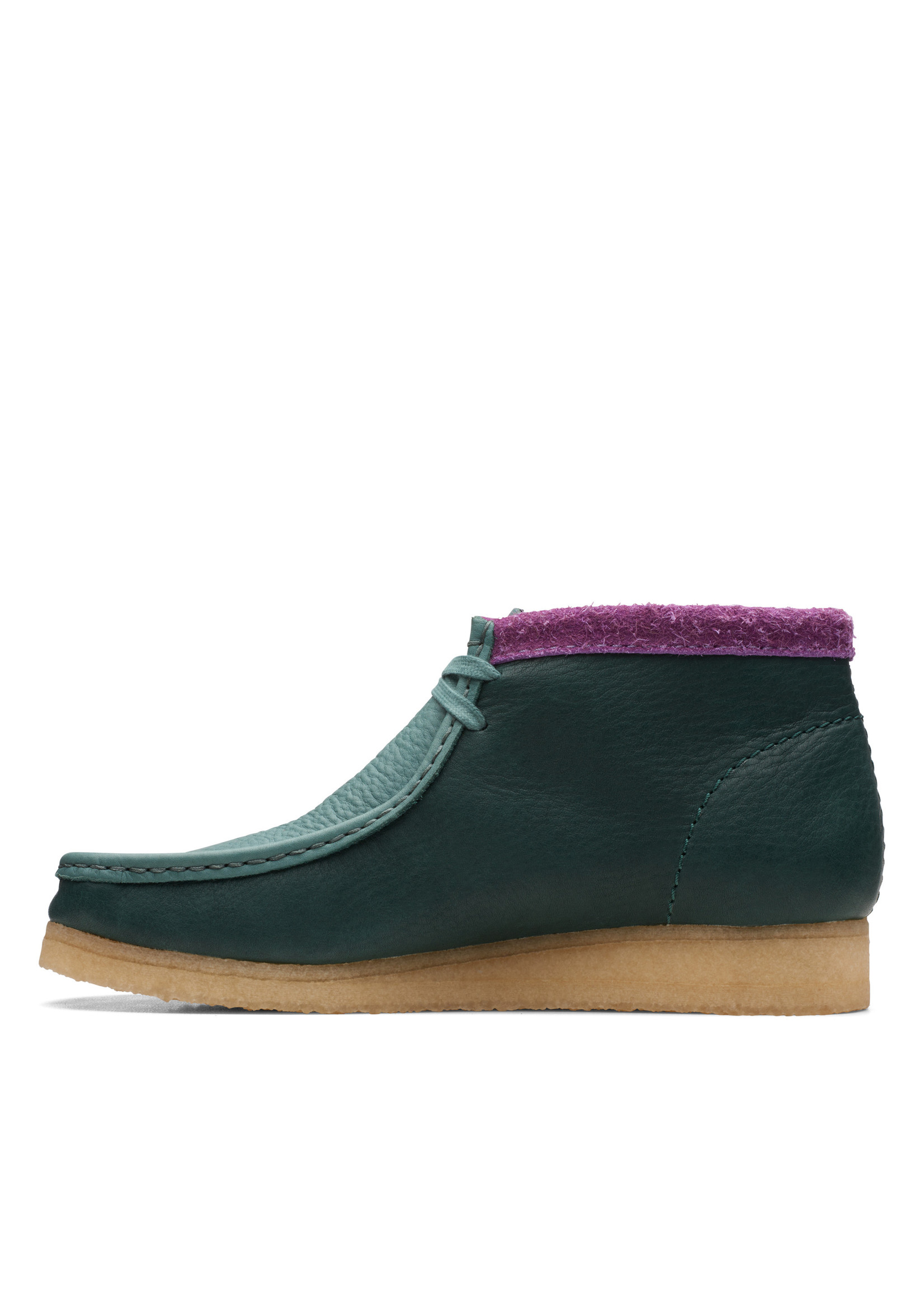 Clarks Mens Originals Icon  Wallabee Boot Green Combi 26168831