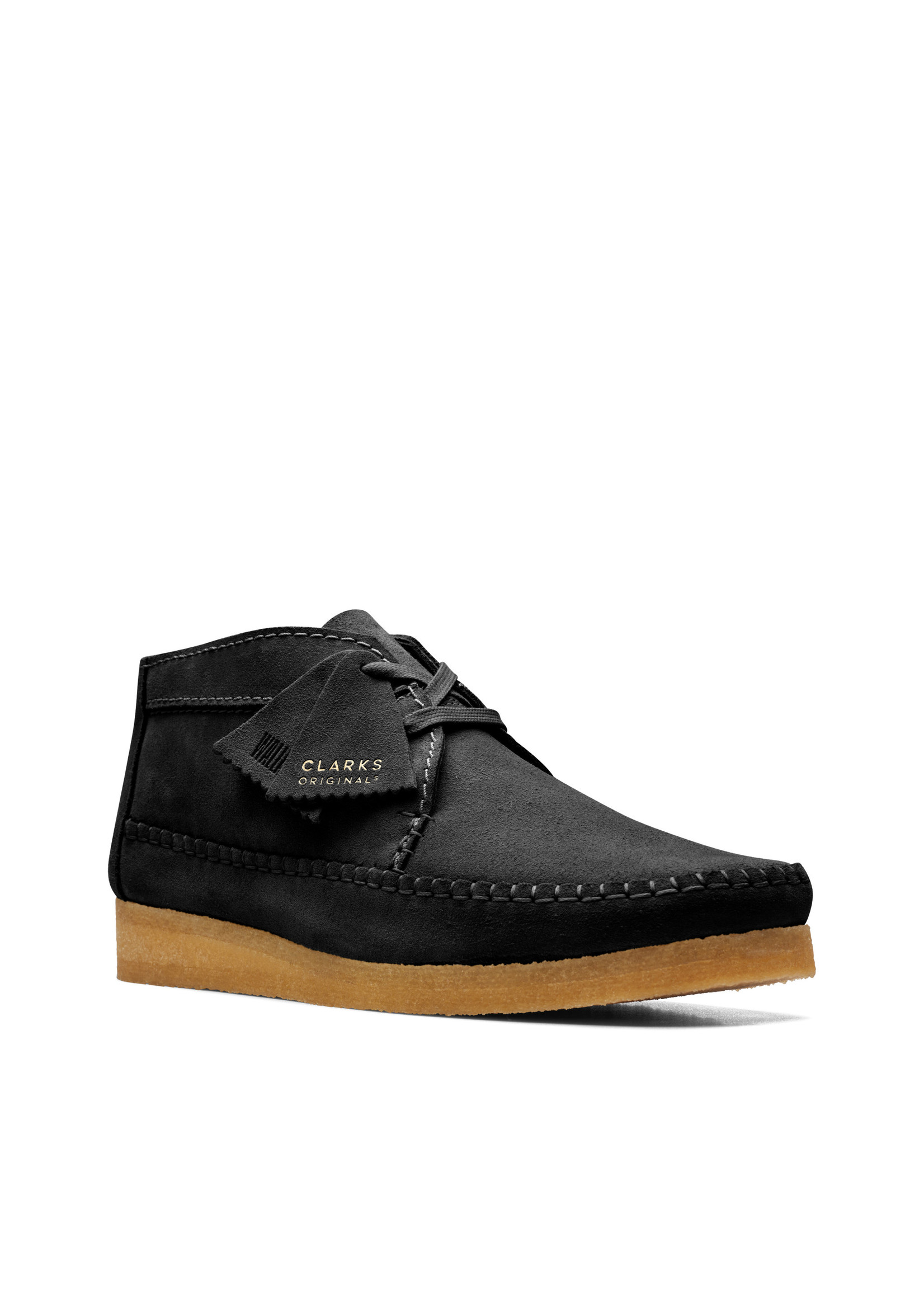 Clarks Men s Originals Weaver Boot Black Suede 26169236 SHOE PLUS Low Prices Express Shipping 100s of Items to Choose From