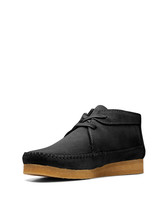 Clarks Men's Originals Weaver Boot Black Suede | 26169236 - SHOE