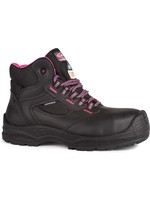 Cofra Women's Safety Boot 12613 Wanda EH PR CSA Approved Composite Toe Black/Fushia