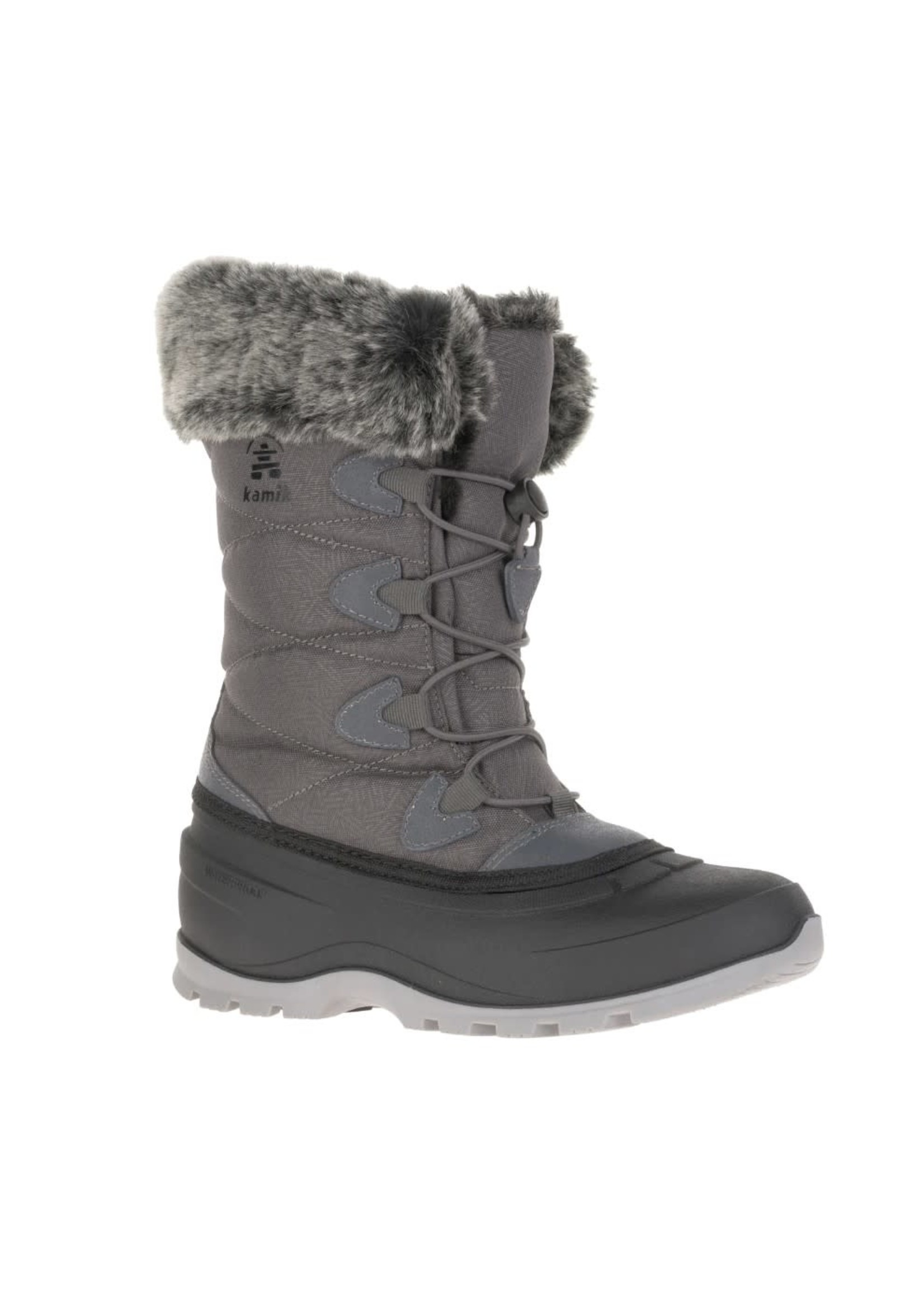 the Kamik Store Waterproof Insulated  Womens Winter Boot Momentum 3  Charocoal