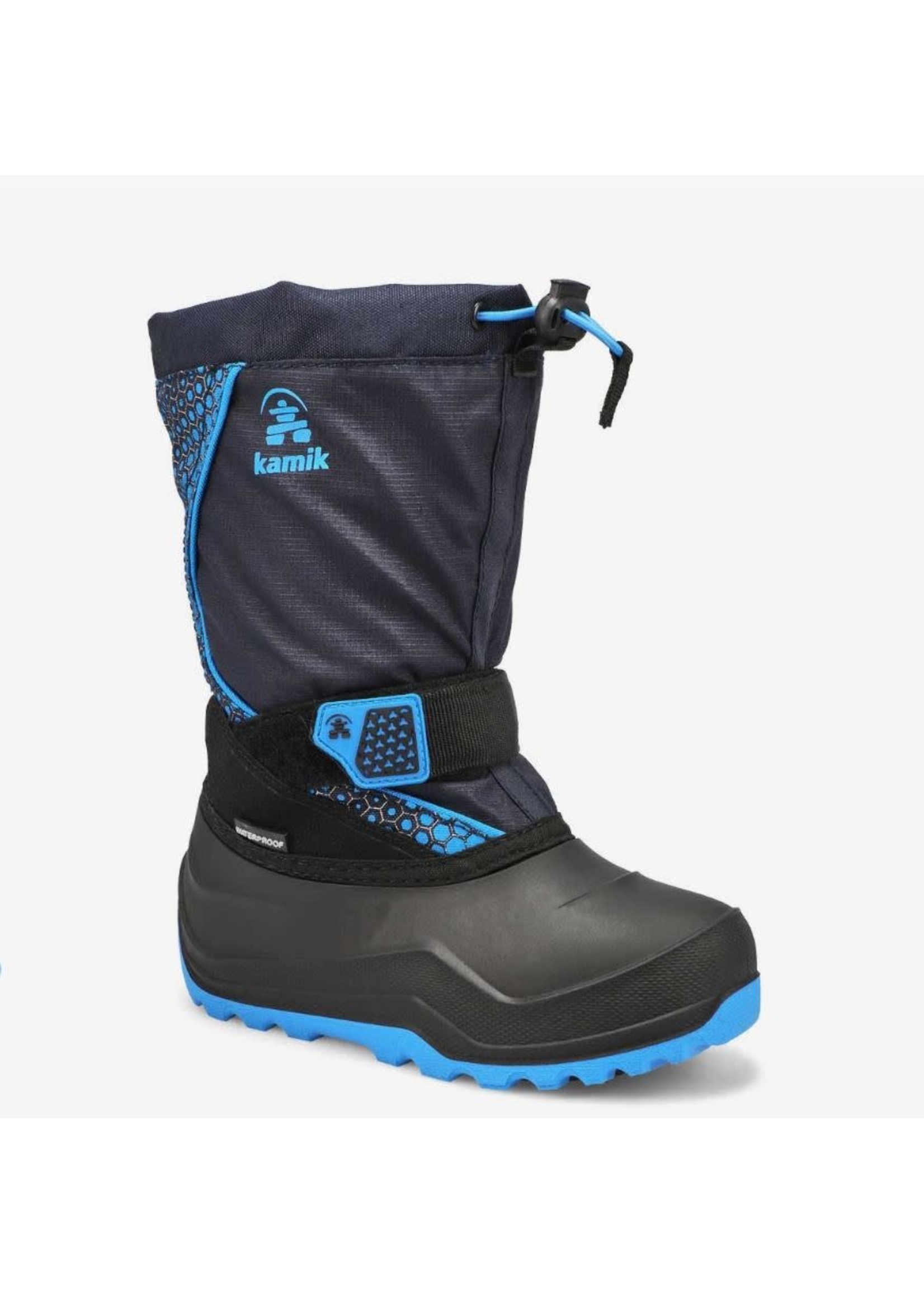 the Kamik Store WaterProof Insulated Snowfall P  2(Toddler/Little Kid/Big Kid) Navy/Teal