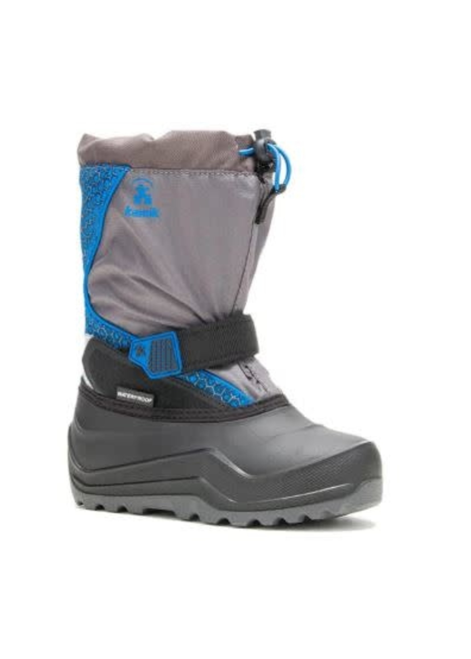 the Kamik Store WaterProof Boy's Snowfall P 2 (Toddler/Little Kid/Big Kid) Charcoal/Blue