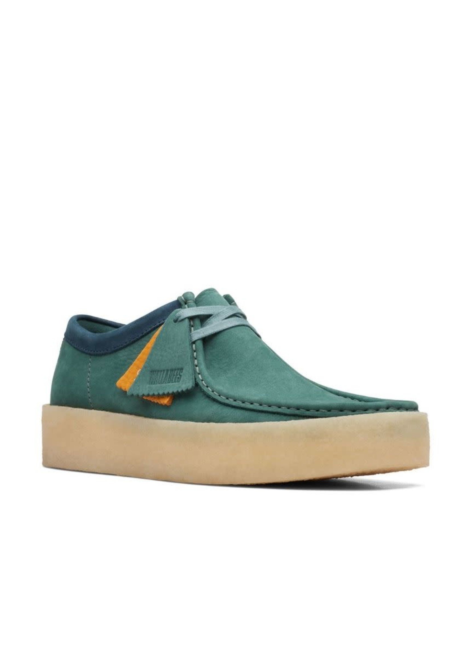 Clarks Mens Originals Icon Shoes Wallabee Cup Teal Blue 26167902