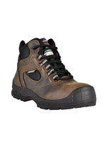 Cofra Womens CSA Approved Safety Boot Sheila EH PR 6"Nubuck Brown/Fabric/Apt Plate/Overcap