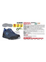 Cofra Men's Safety Shoes 73082 Alabama Composite Toe EH PR CSA Approved  Blue/Black