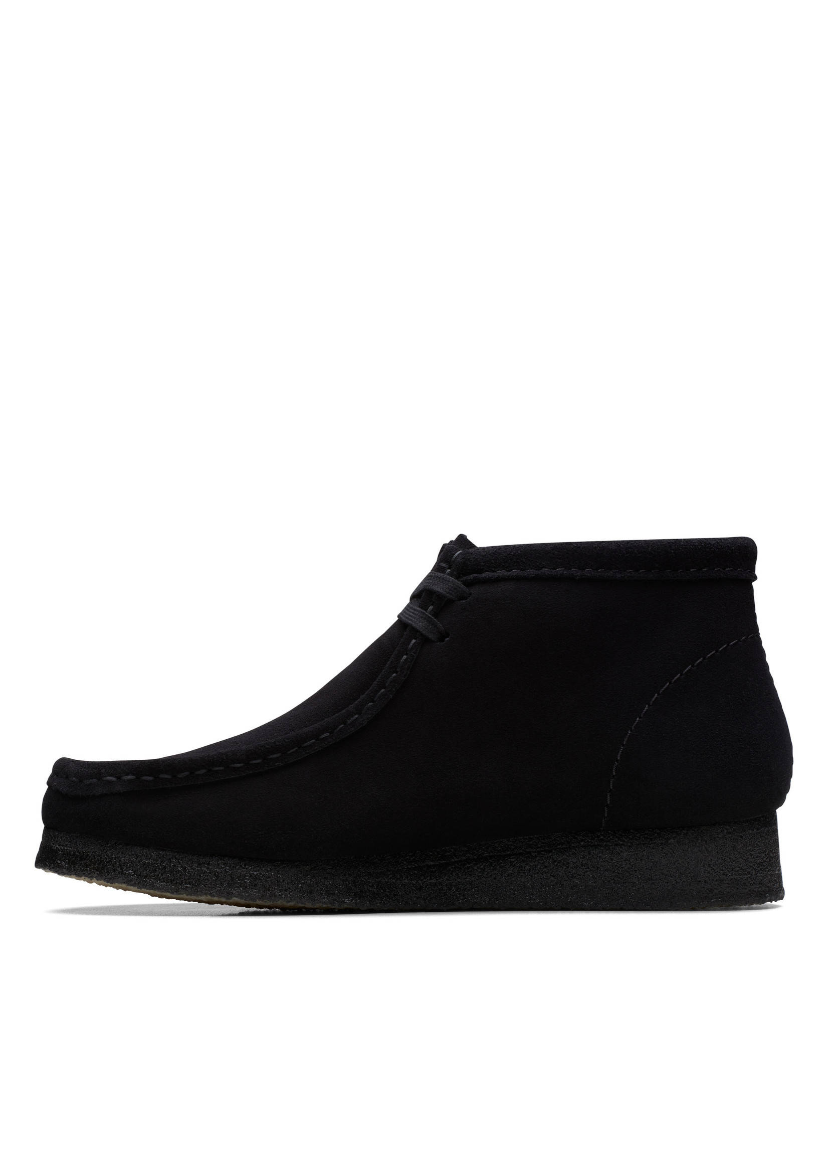 Clarks Men's Originals Wallabee Boot Black Suede | 26155517