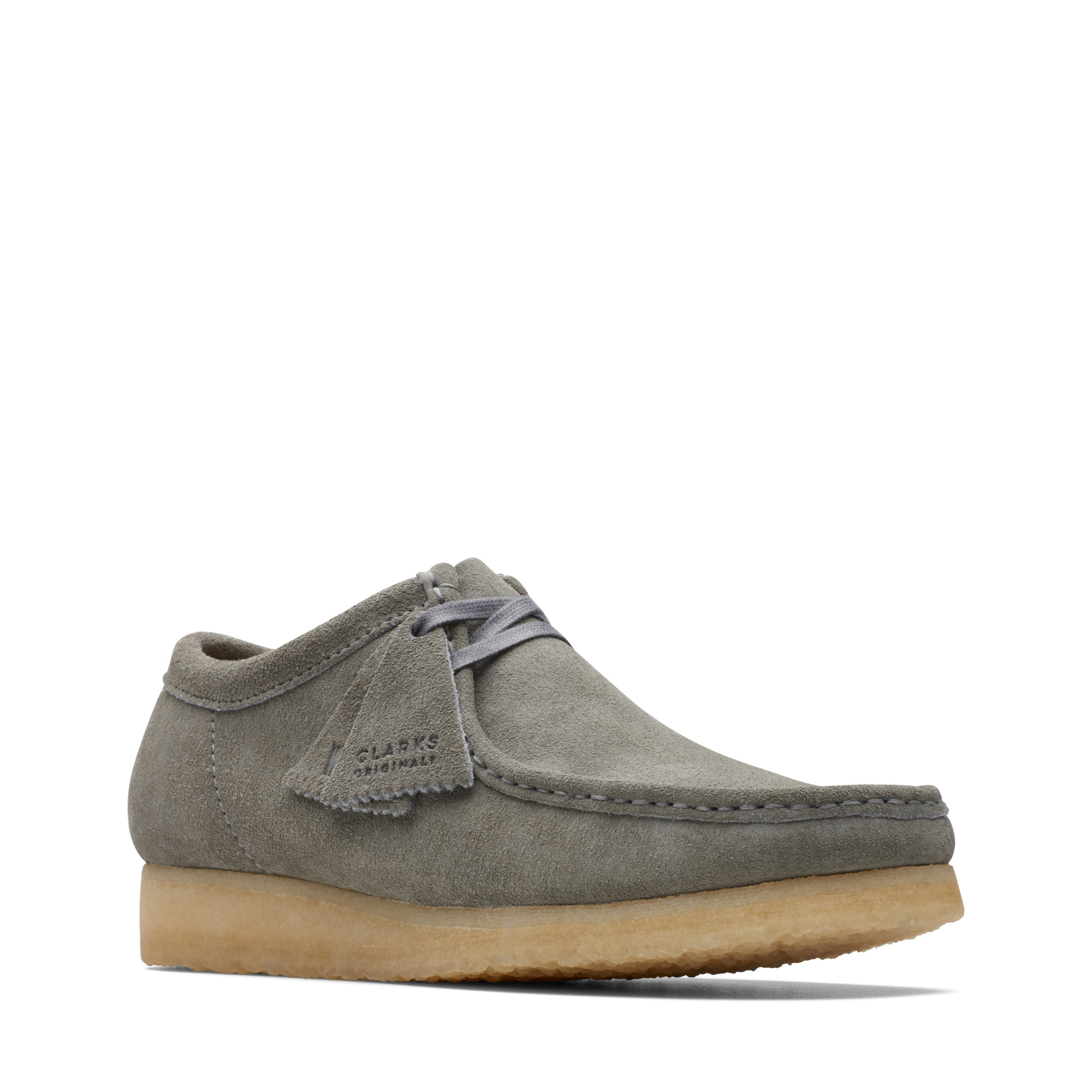 Clarks Mens Originals Icon Wallabee Grey Suede | 26170535