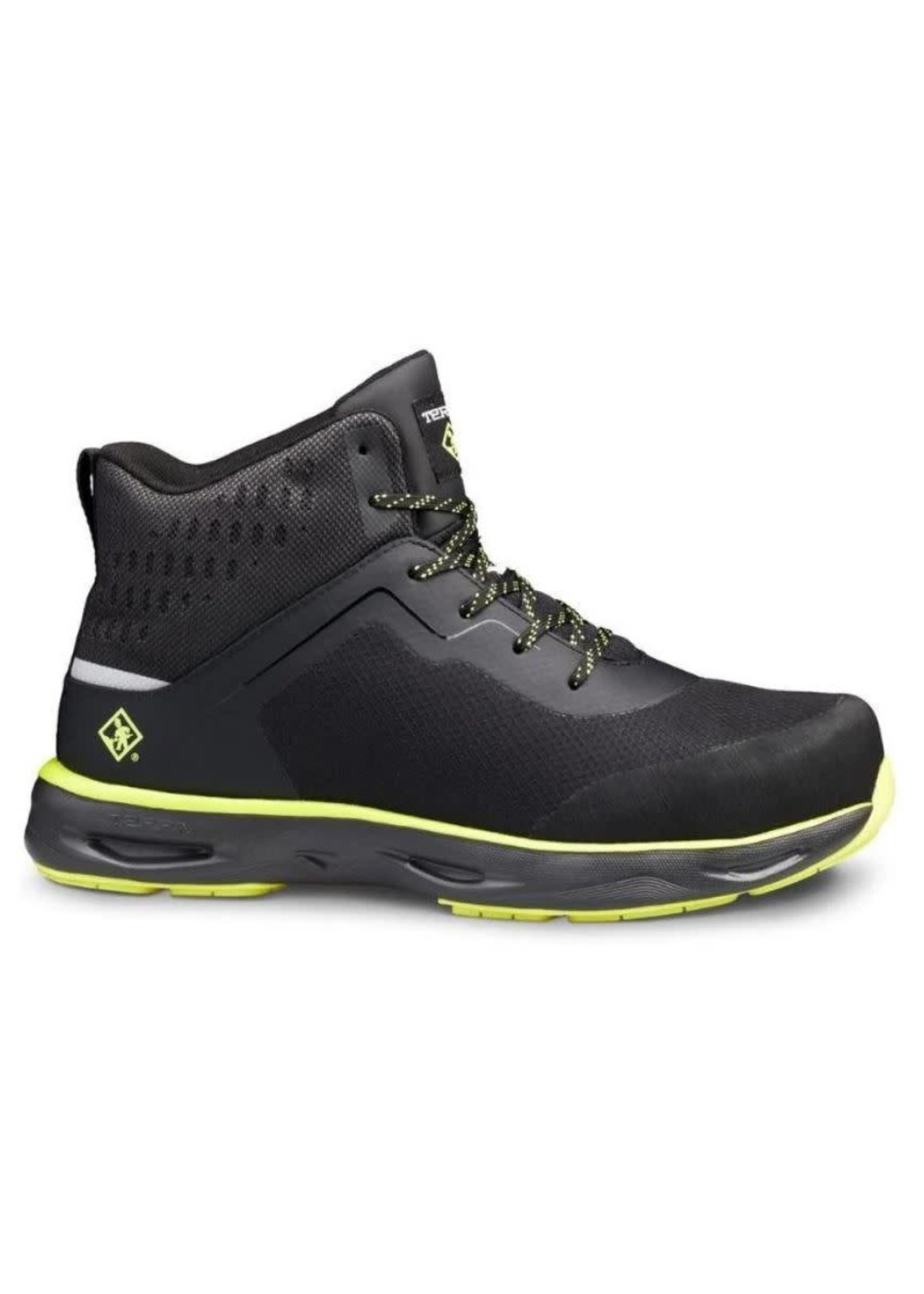 Terra Men's CSA ApprovedTerra Lites MID TR0A4NRTA35 Unisex Composite Toe Athletic Safety Shoe - Black/Lime