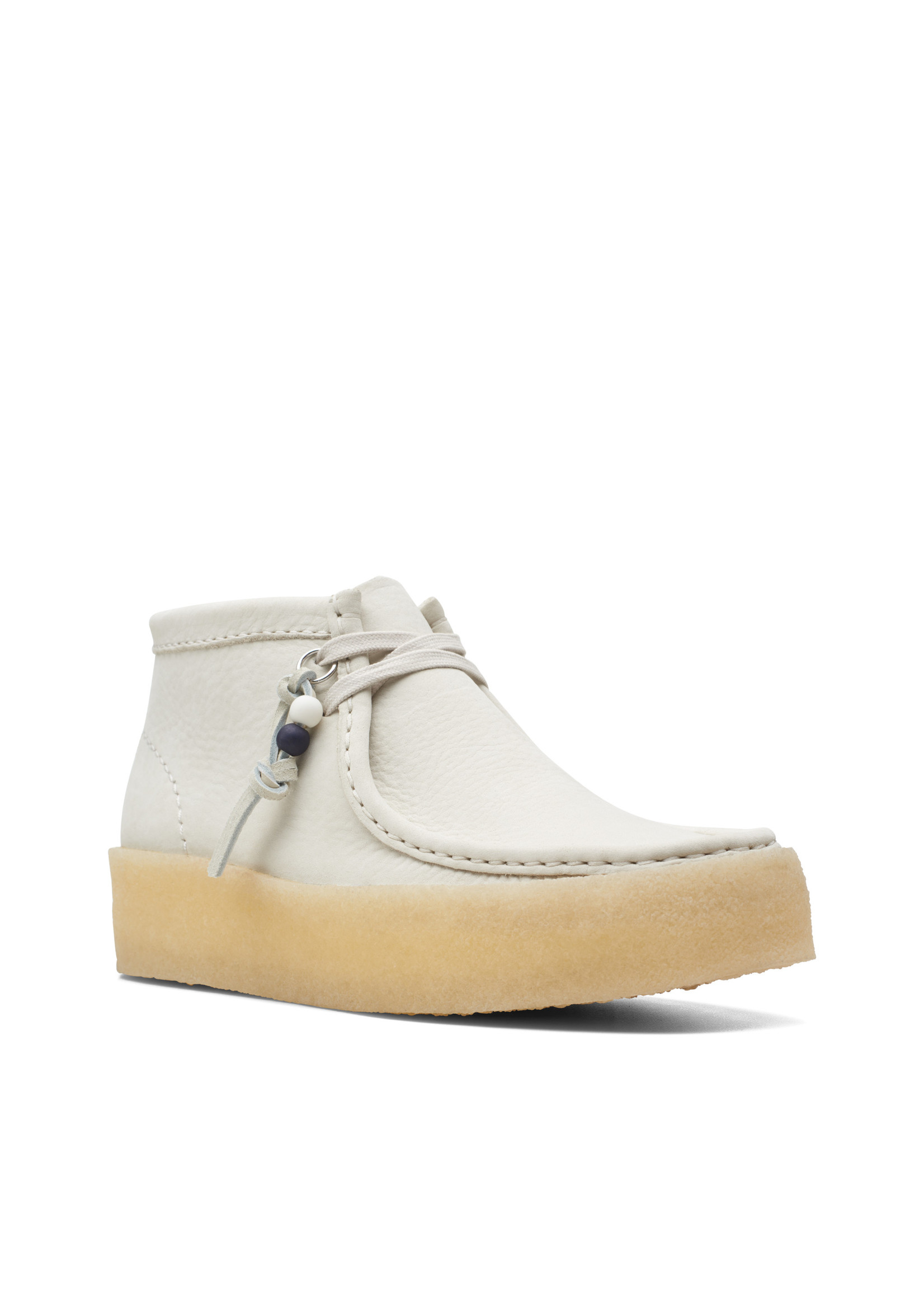 Clarks Womens Iconic  WallabeeCup Bt White Nubuck | 26168988