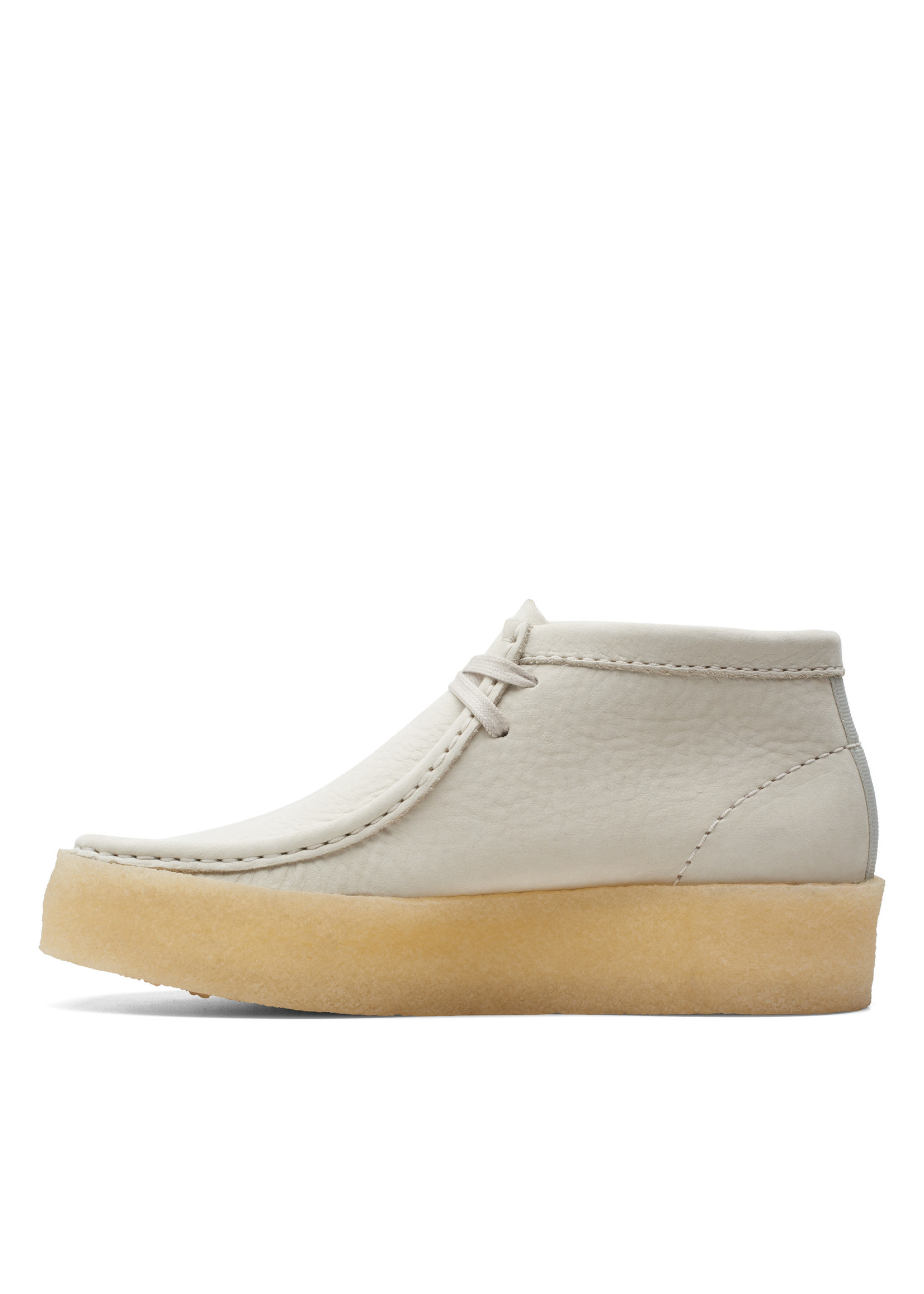 Clarks Womens Iconic  WallabeeCup Bt White Nubuck | 26168988