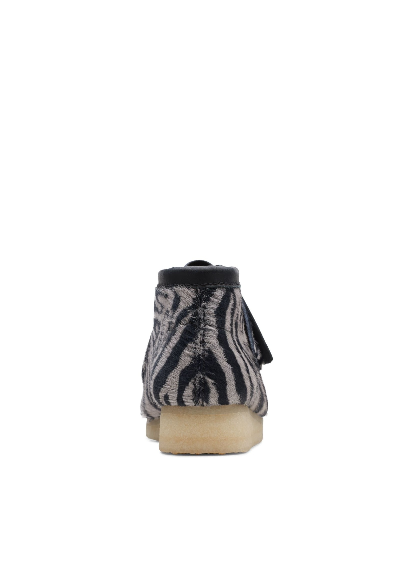 Clarks Womens Originals Icon Wallabee Boot Zebra Print