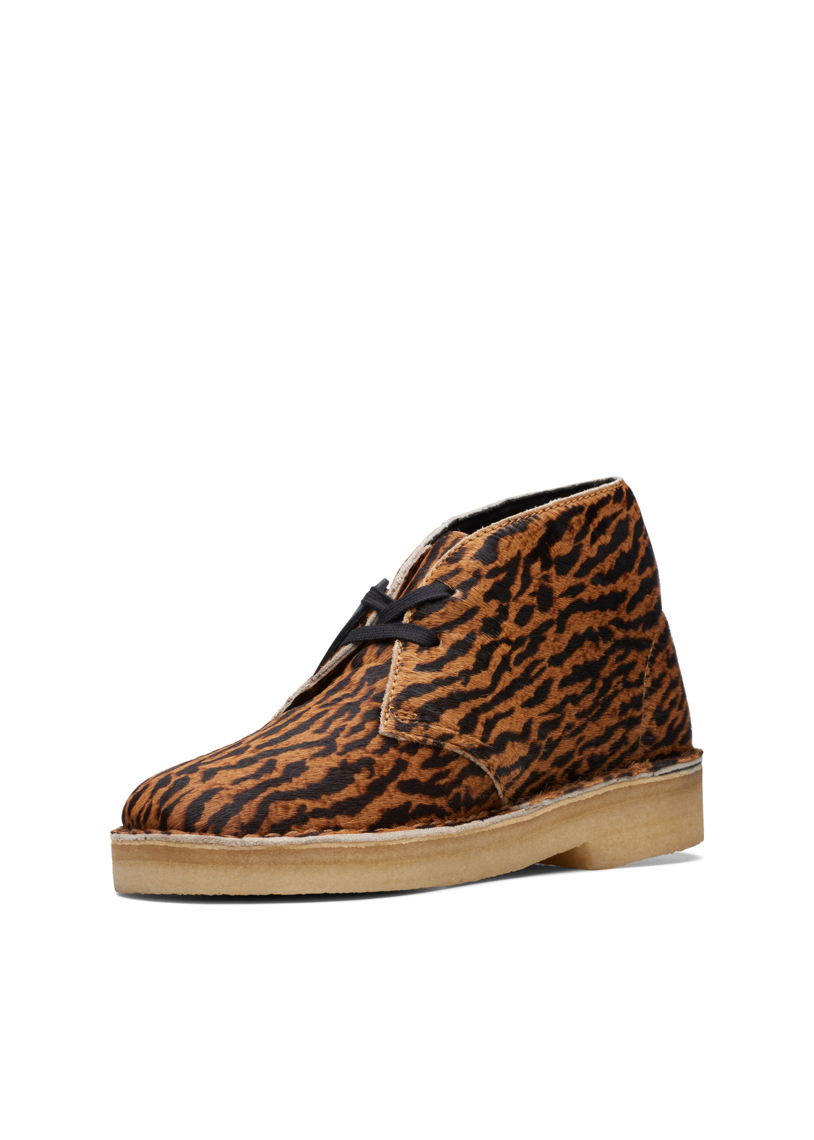 Clarks Womens Originals Iconic Desert Boot. Tortoiseshell  Black | 26169945