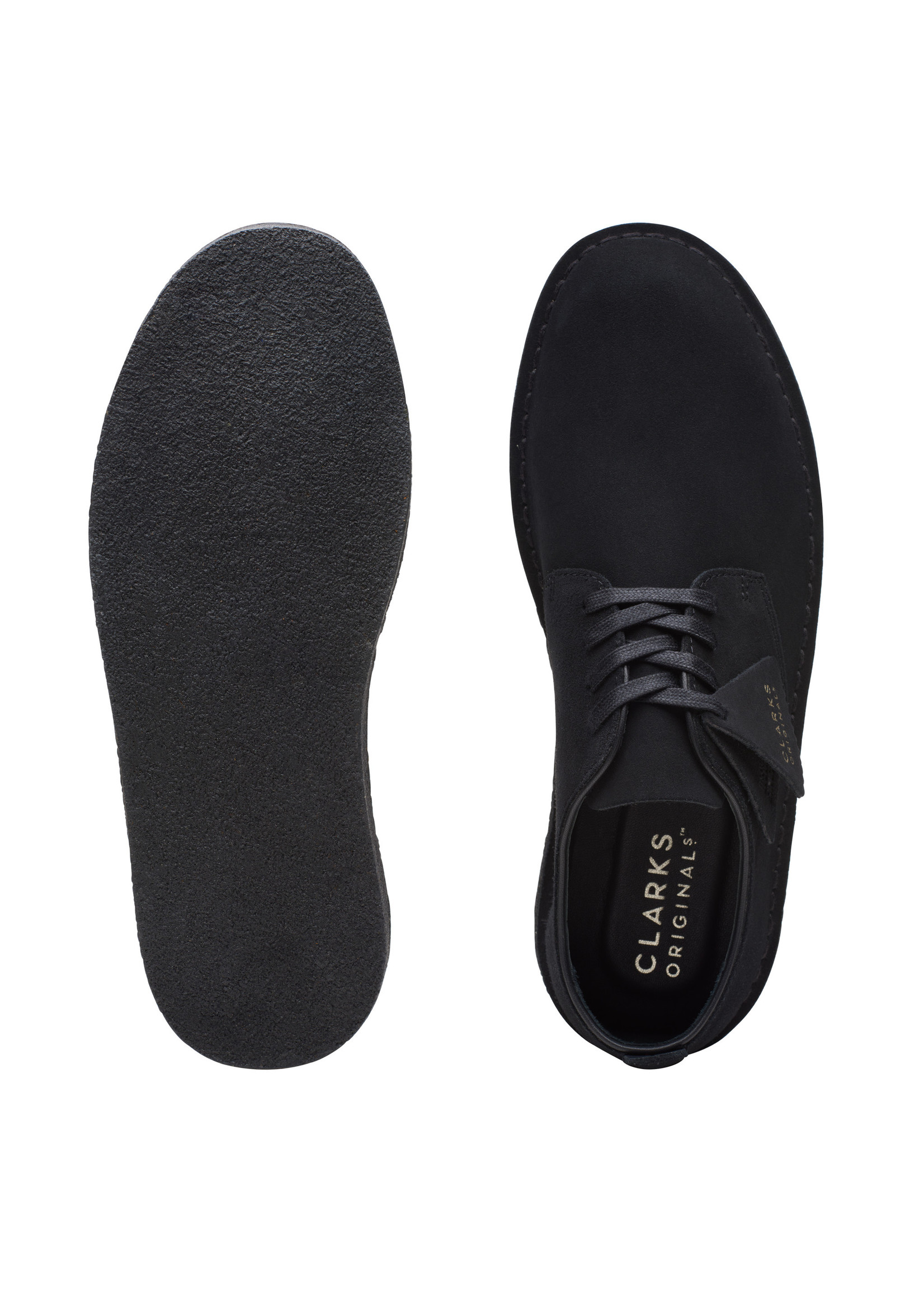 Clarks Mens Originals Coal London Black Suede  | 26171744