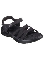 Skechers Women's Go Walk Flex Sandal Sunshine 141450 Black