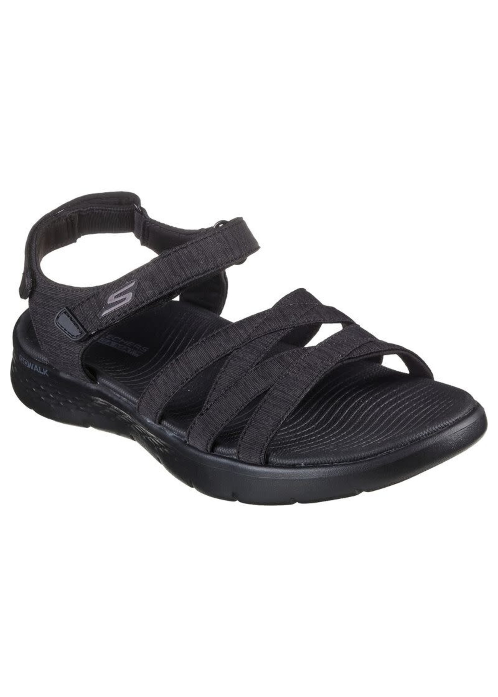 Skechers Women's Go Walk Flex Sandal Sunshine 141450 Black
