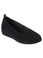 Skechers Women's Cleo Flex Wedge Flipside 158323 Black