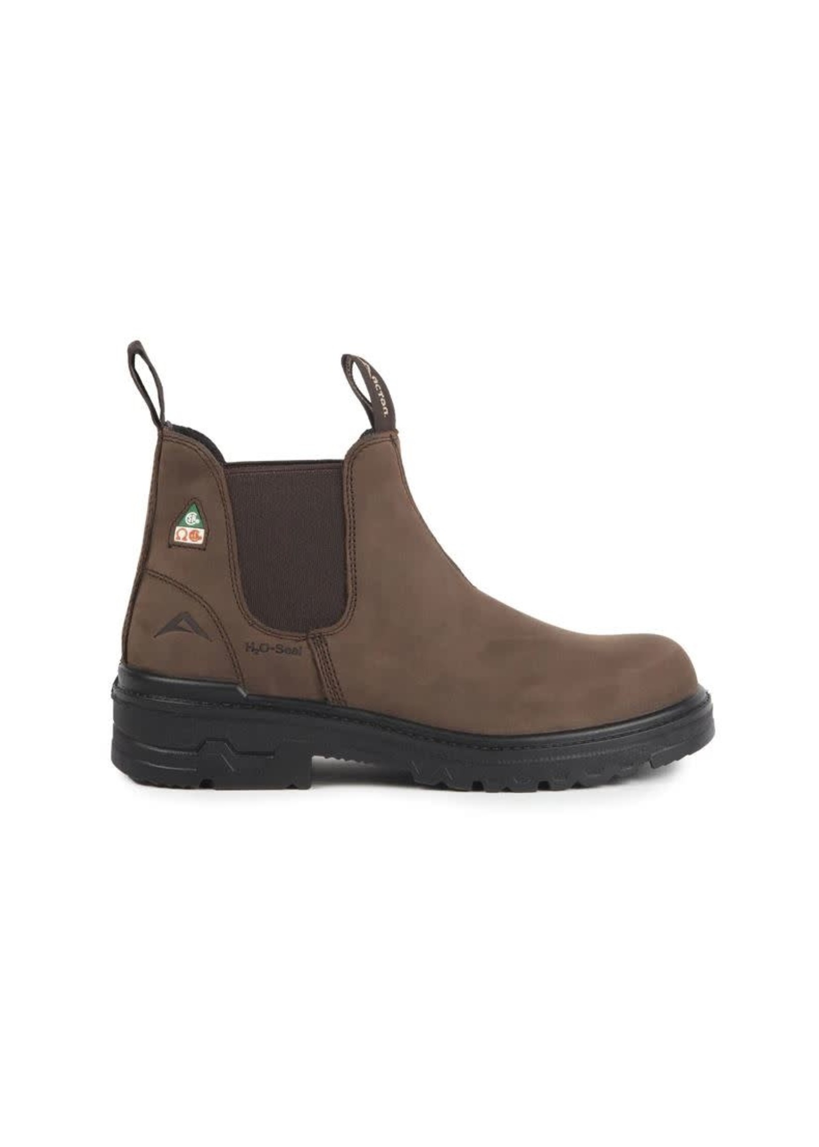 Acton Profile (A9265) | 6" Leather Slip-on Safety Work Boots | CSA Certified | Brown