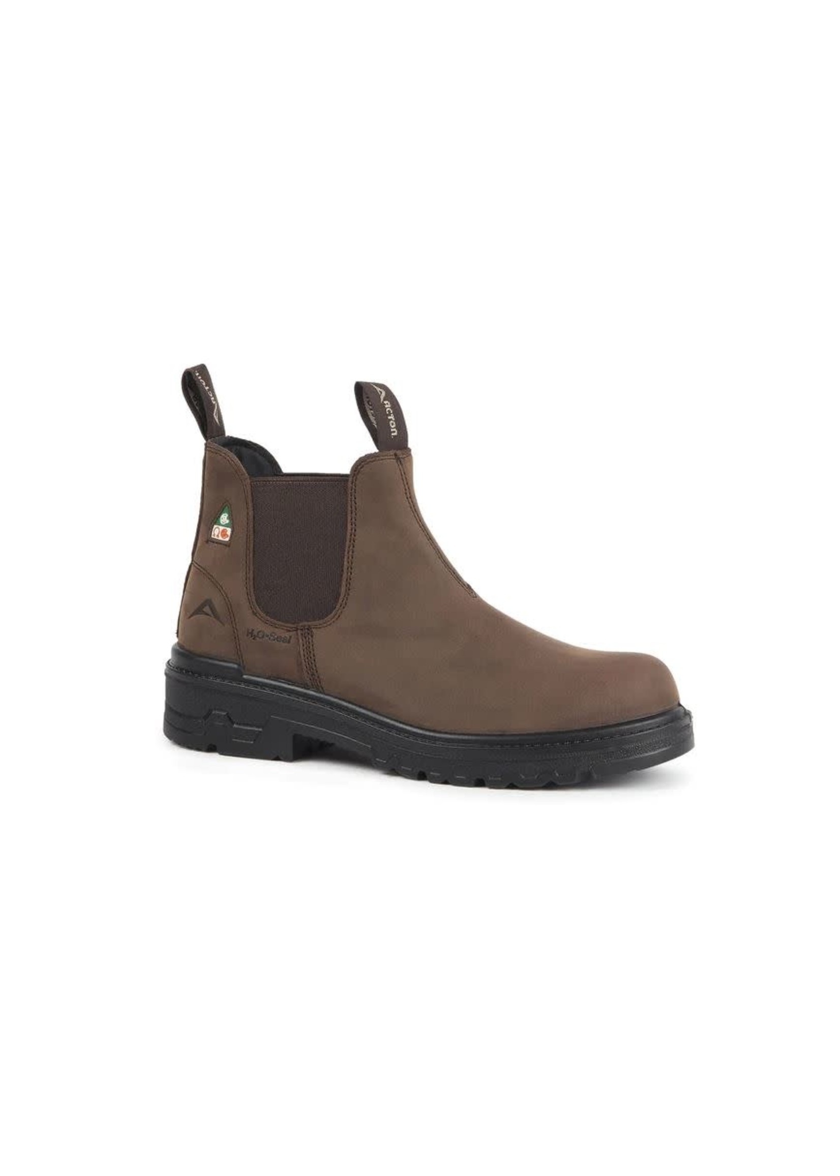 Acton Profile (A9265) | 6" Leather Slip-on Safety Work Boots | CSA Certified | Brown