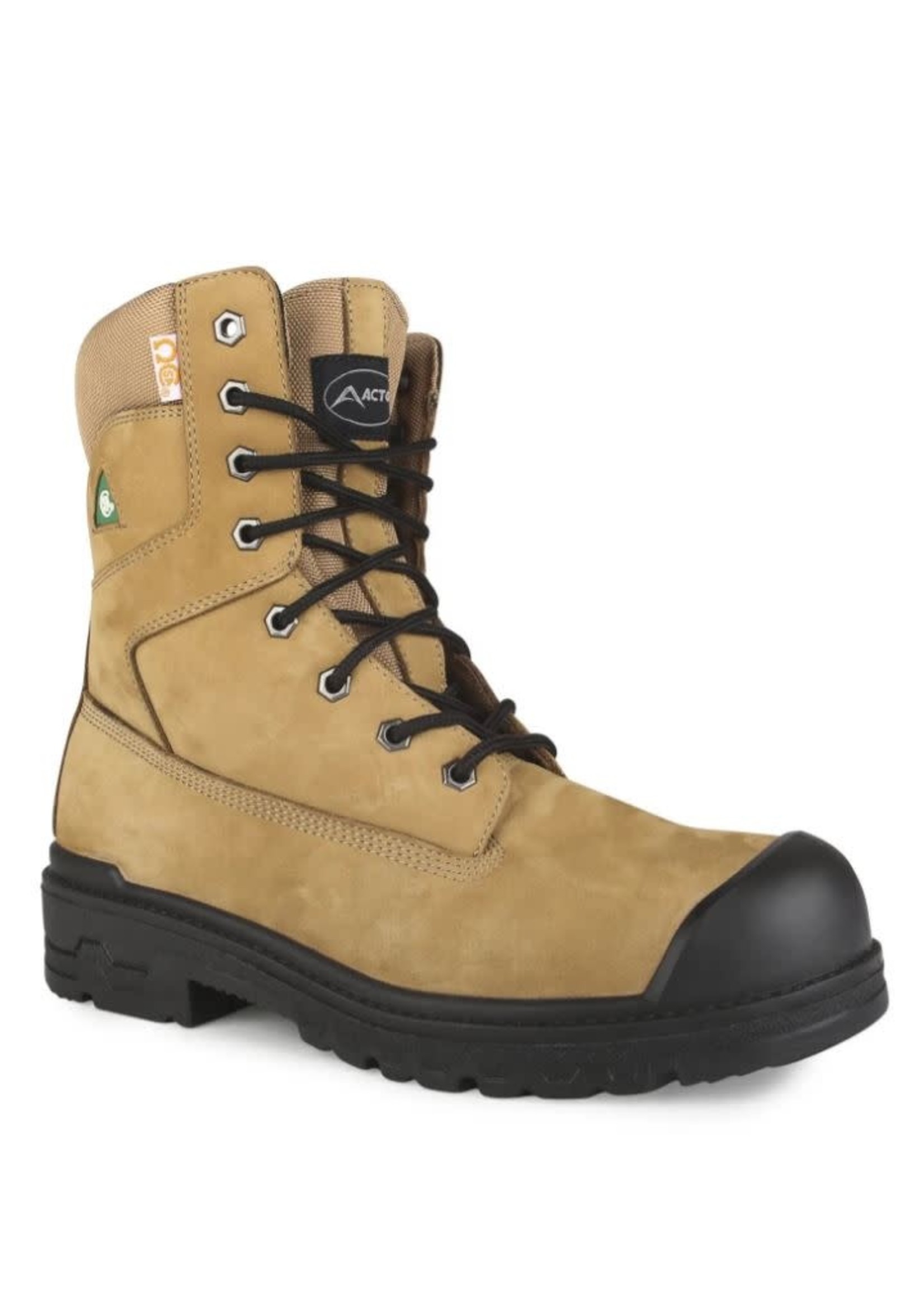 Acton Men's Prolite, Tan | 8" Nubuck Safety Work Boots | CSA ESR