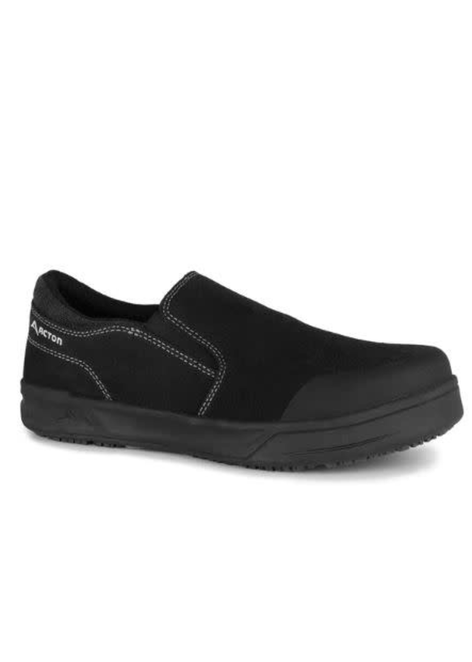 Acton Men's A9297 -11 Freestyle Slip-on Work shoes CSA (Black)