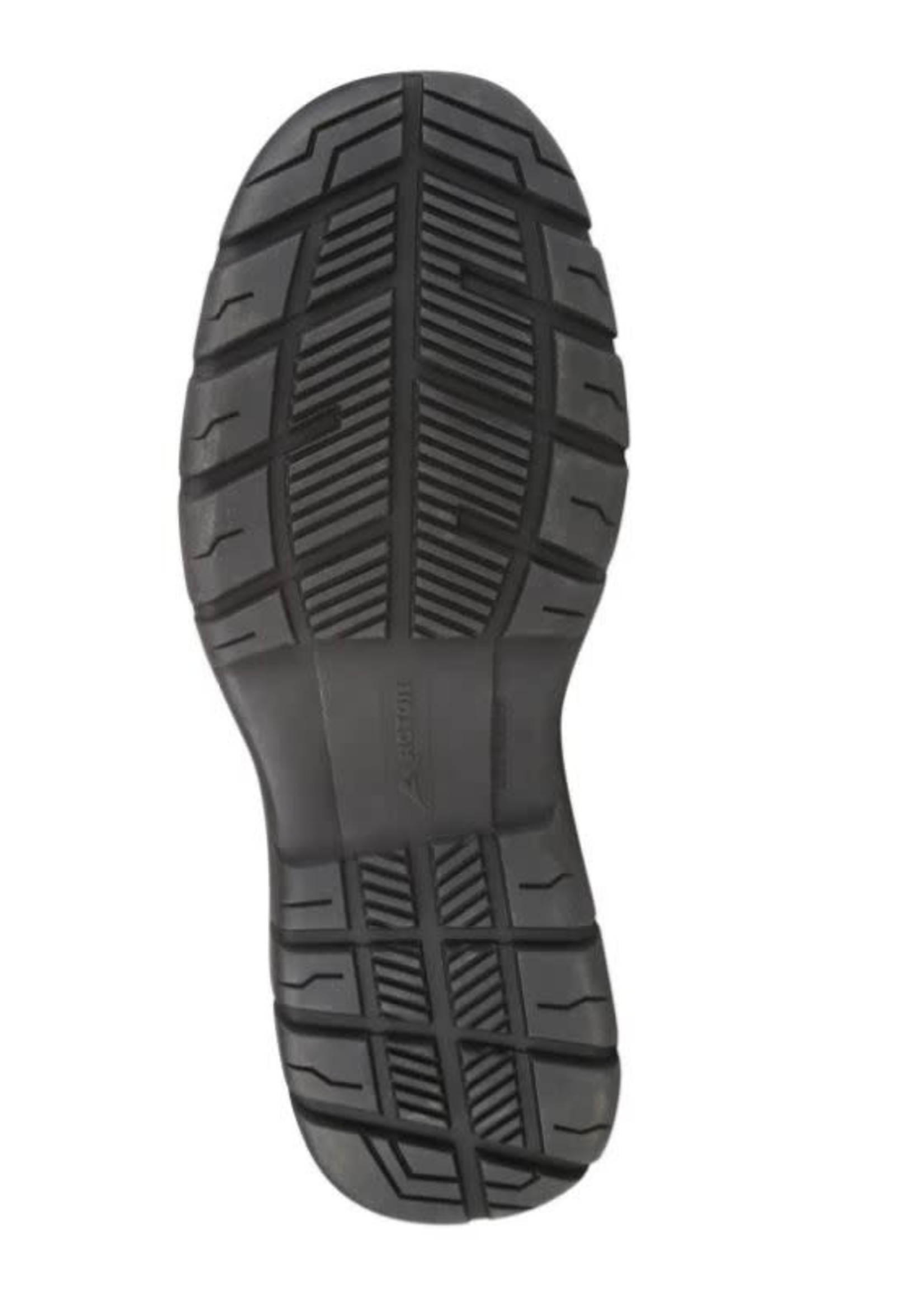 Acton Men's Fairway, Black | Extra-wide Fit Leather Safety Work Shoes