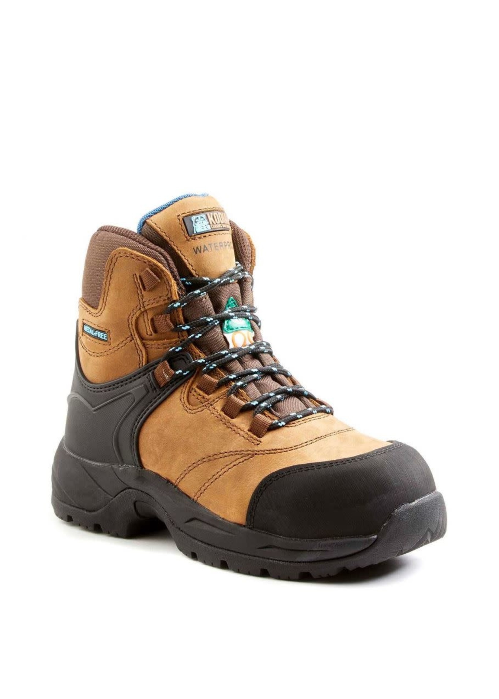Kodiak Womens Journey Waterproof Composite Toe Hiker CSA  Approved Safety Boot Brown