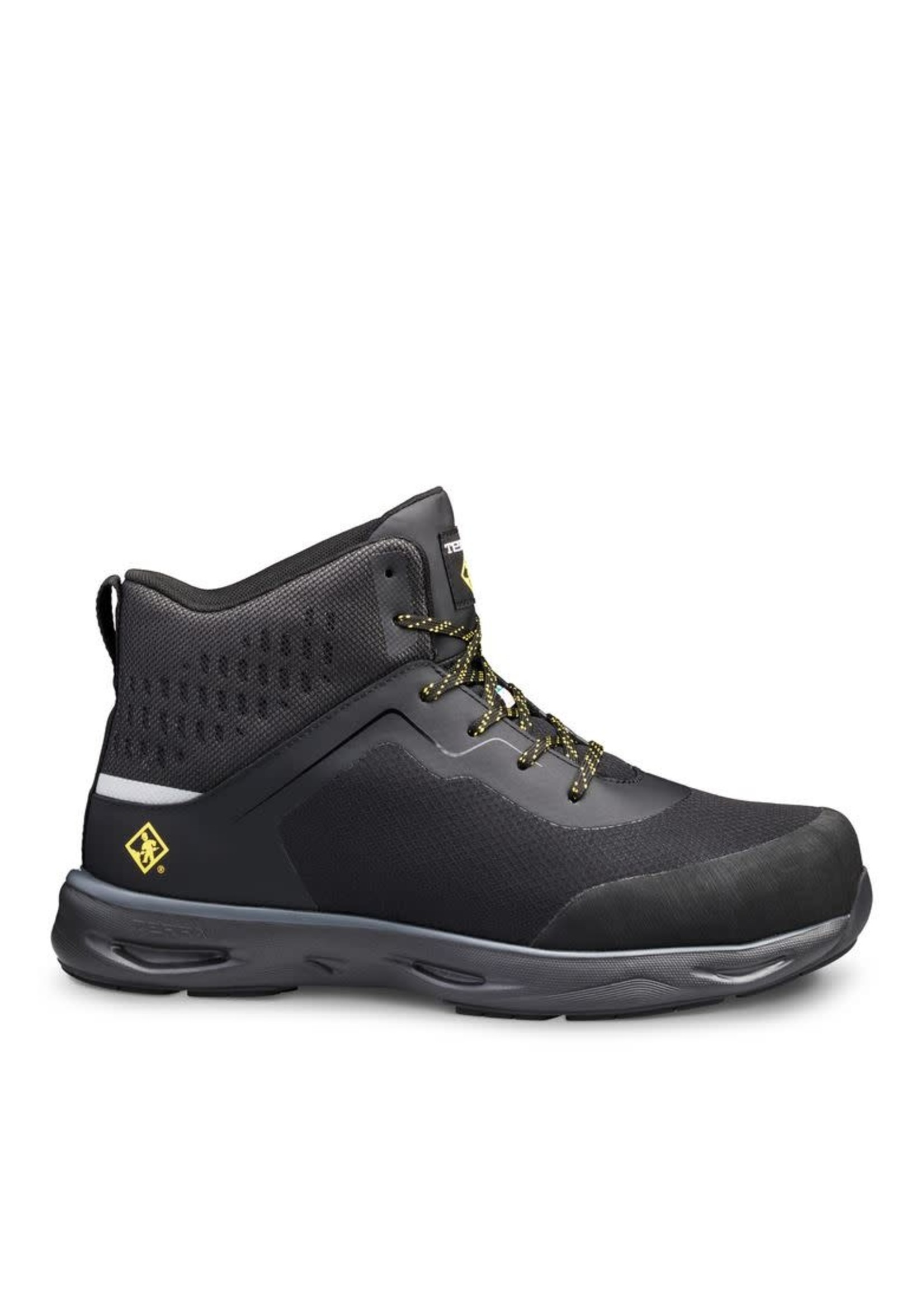 Terra Men's CSA Approved Men's Terra Lites Mid Nano Composite Toe Athletic Safety Work Shoe Black