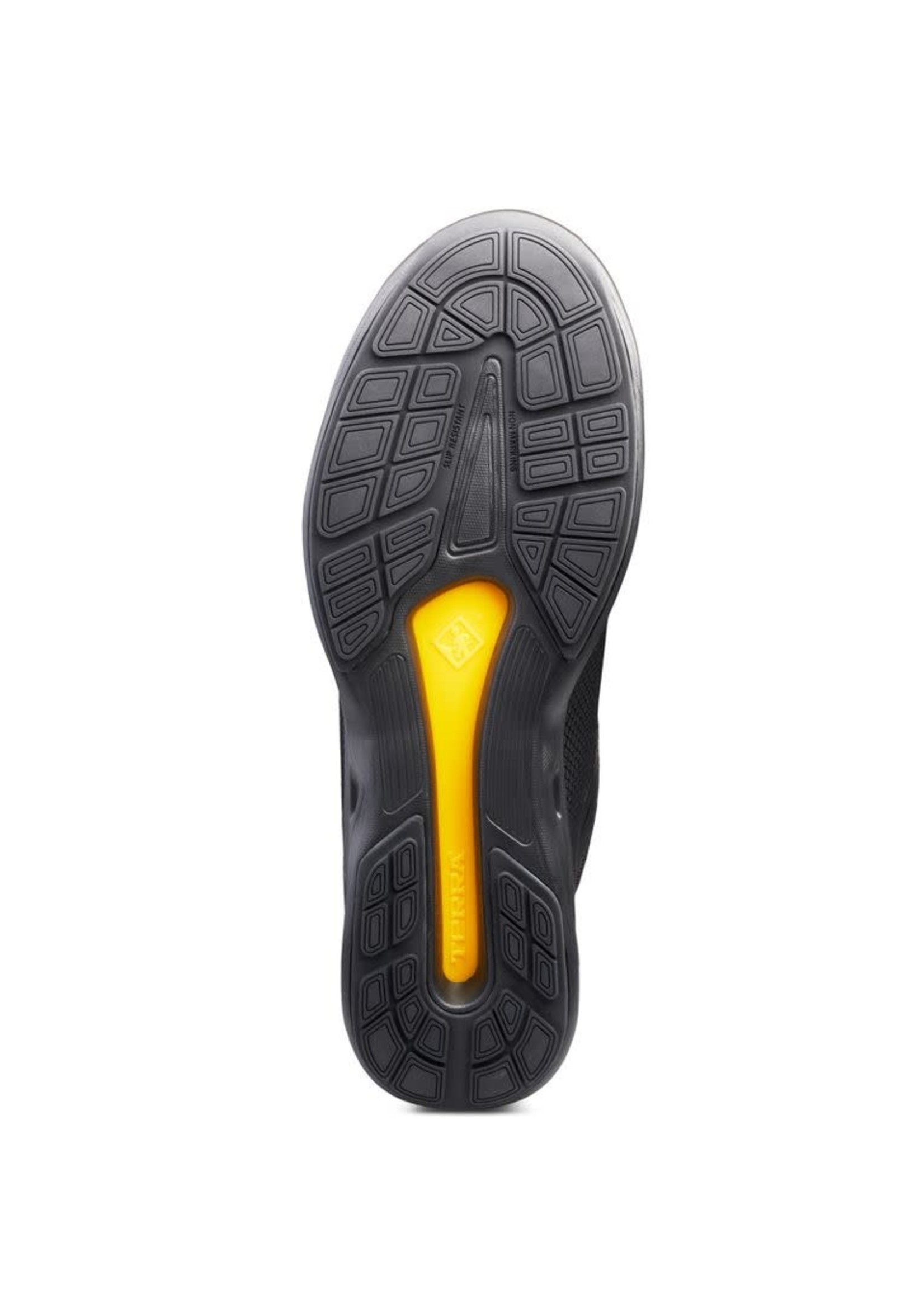 Terra Men's CSA Approved Men's Terra Lites Mid Nano Composite Toe Athletic Safety Work Shoe Black