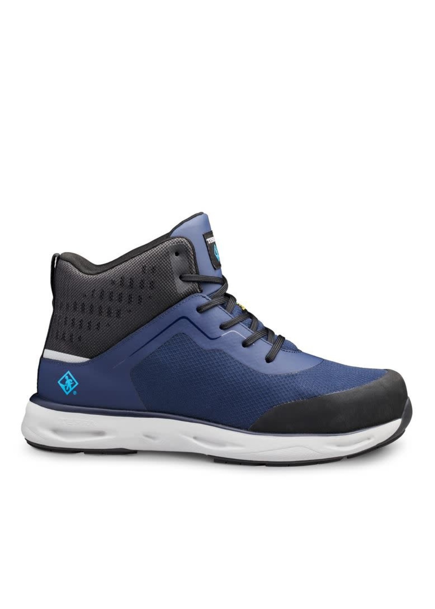 Terra Men's CSA Approved Men's Terra Lites Mid Nano Composite Toe Athletic Safety Work Shoe Blue