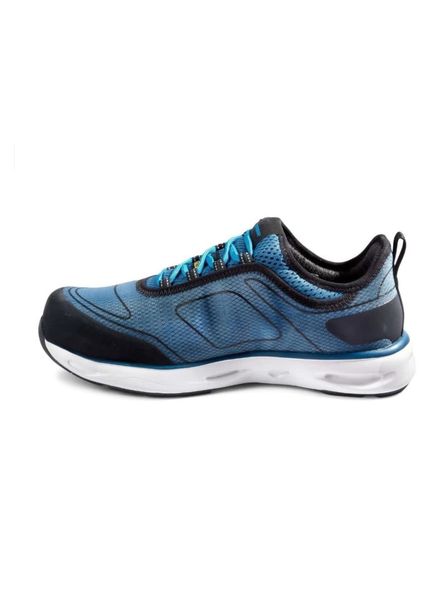 Terra Men's CSA Approved  Men's Terra Lites Low Nano Composite Toe Athletic Safety Work Shoe Baltic Blue