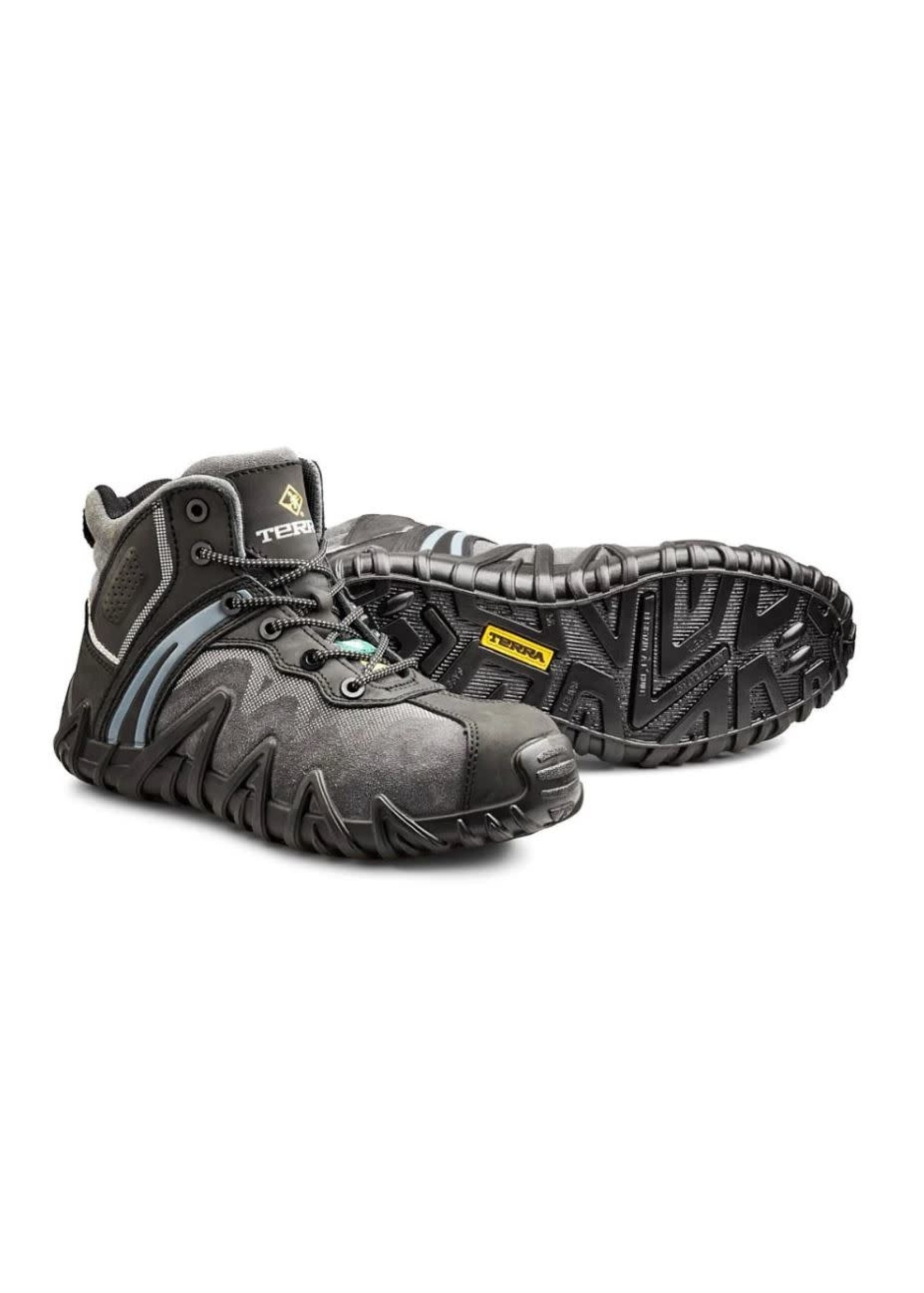 Terra Mens CSA Approved Venom Mid Composite Toe Work Shoe 608285  Black