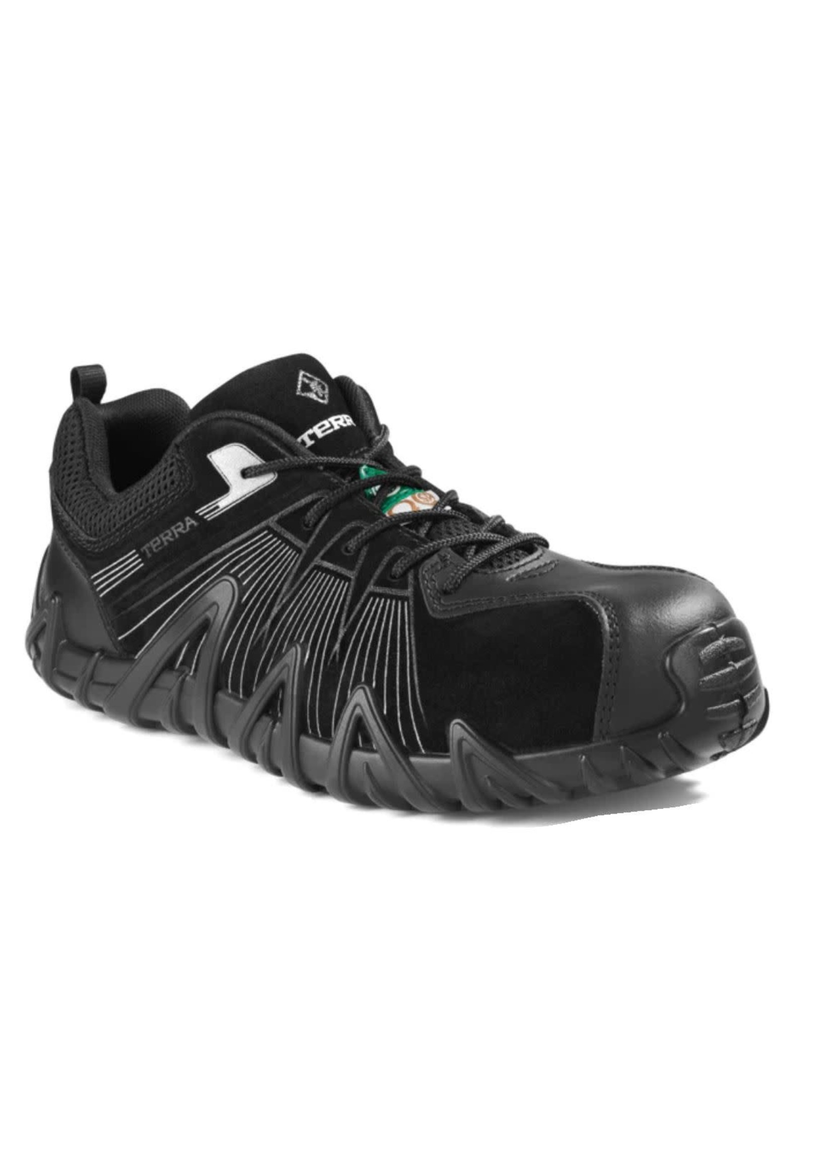 Terra Mens CSA Approved Spider X Unisex Lightweight Composite Toe Work Shoe TR0A4NPYA18 - Black/Silver BKSI