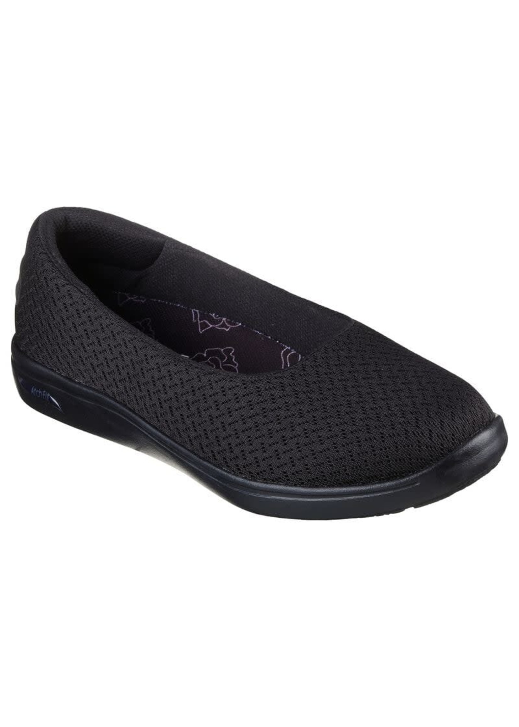 Skechers Womens Arch Fit Uplift Women's-Sweet Sophistication Ballet Flat 136552/Black