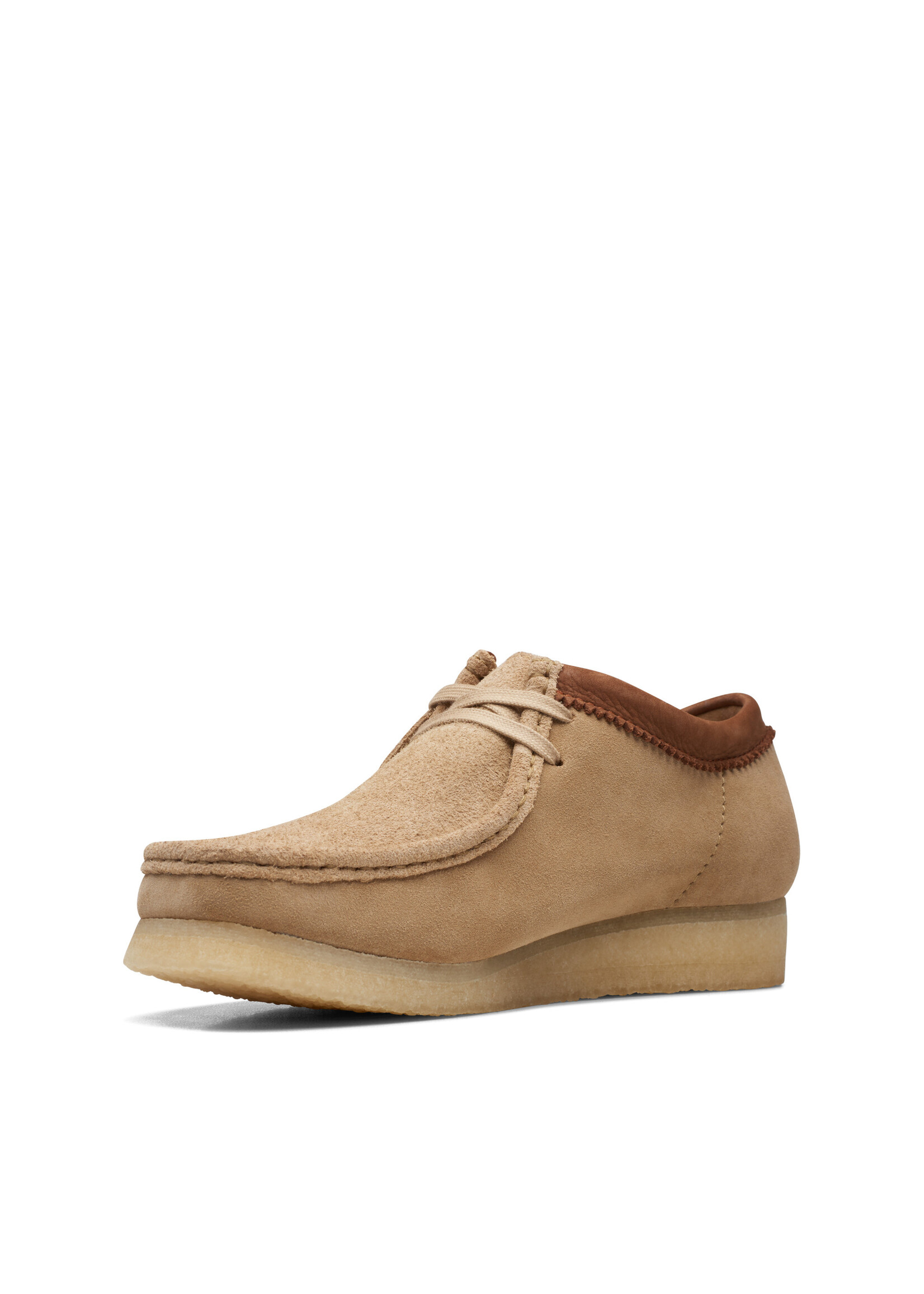 Clarks Mens Originals Icon Wallabee Sandstone Combi Beige | 26170538