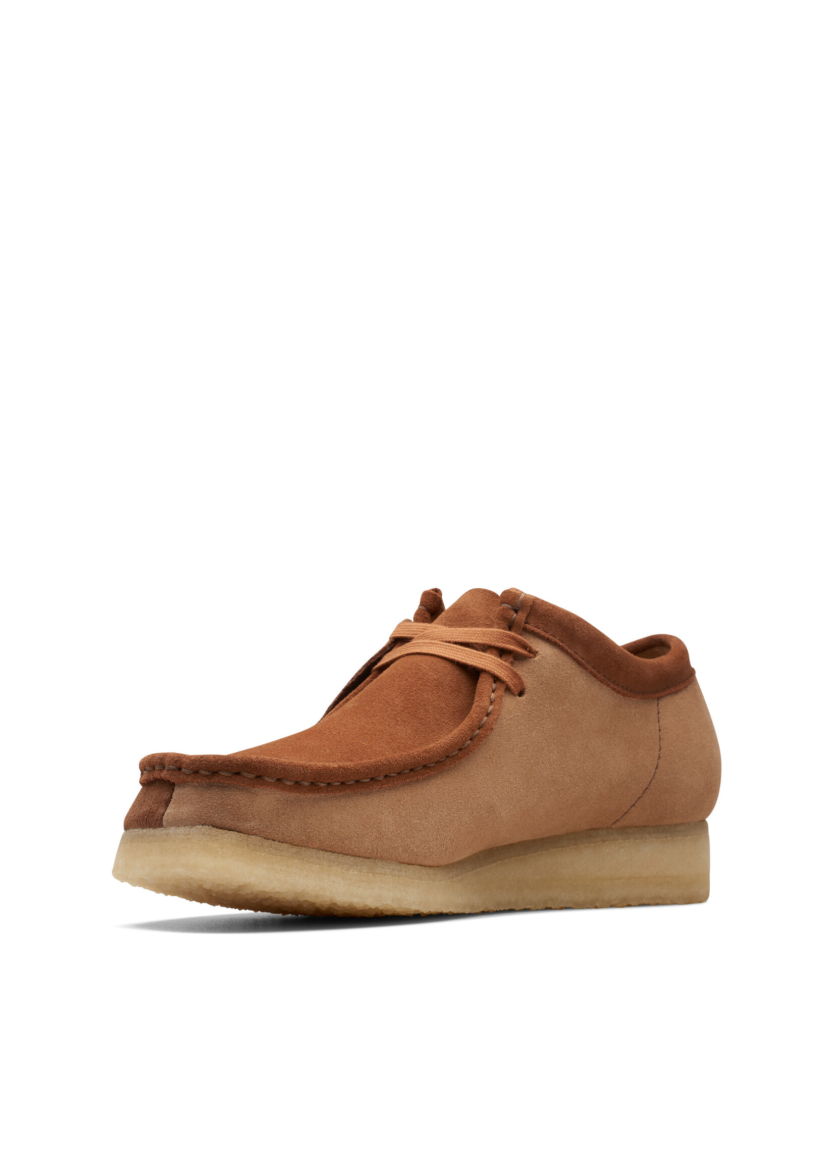 Clarks Mens Originals Icon Wallabee Cola Combi Brown | 26172397