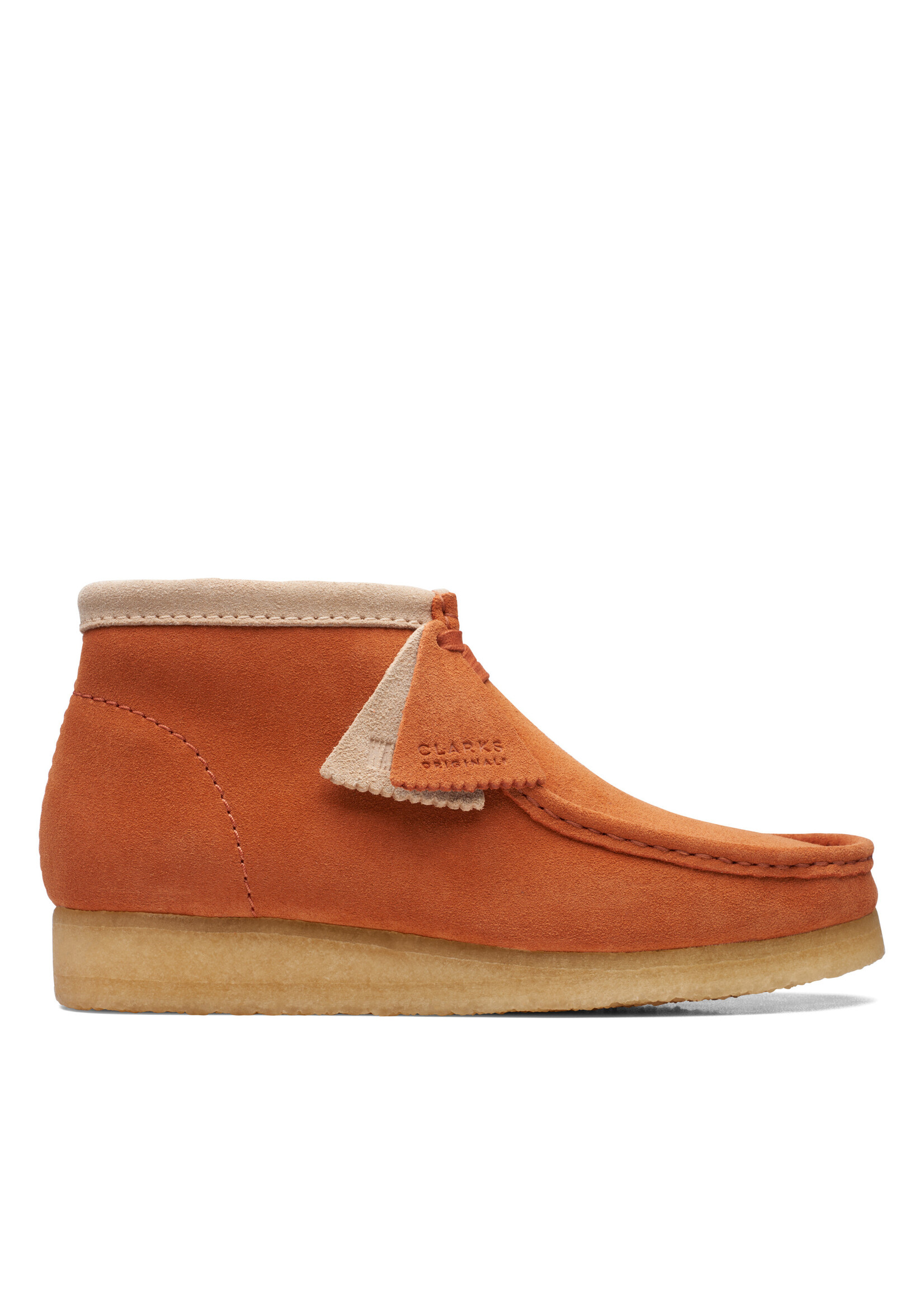 Clarks Mens Originals Iconic Wallabee Boot Dark Tan Brown | 26172250