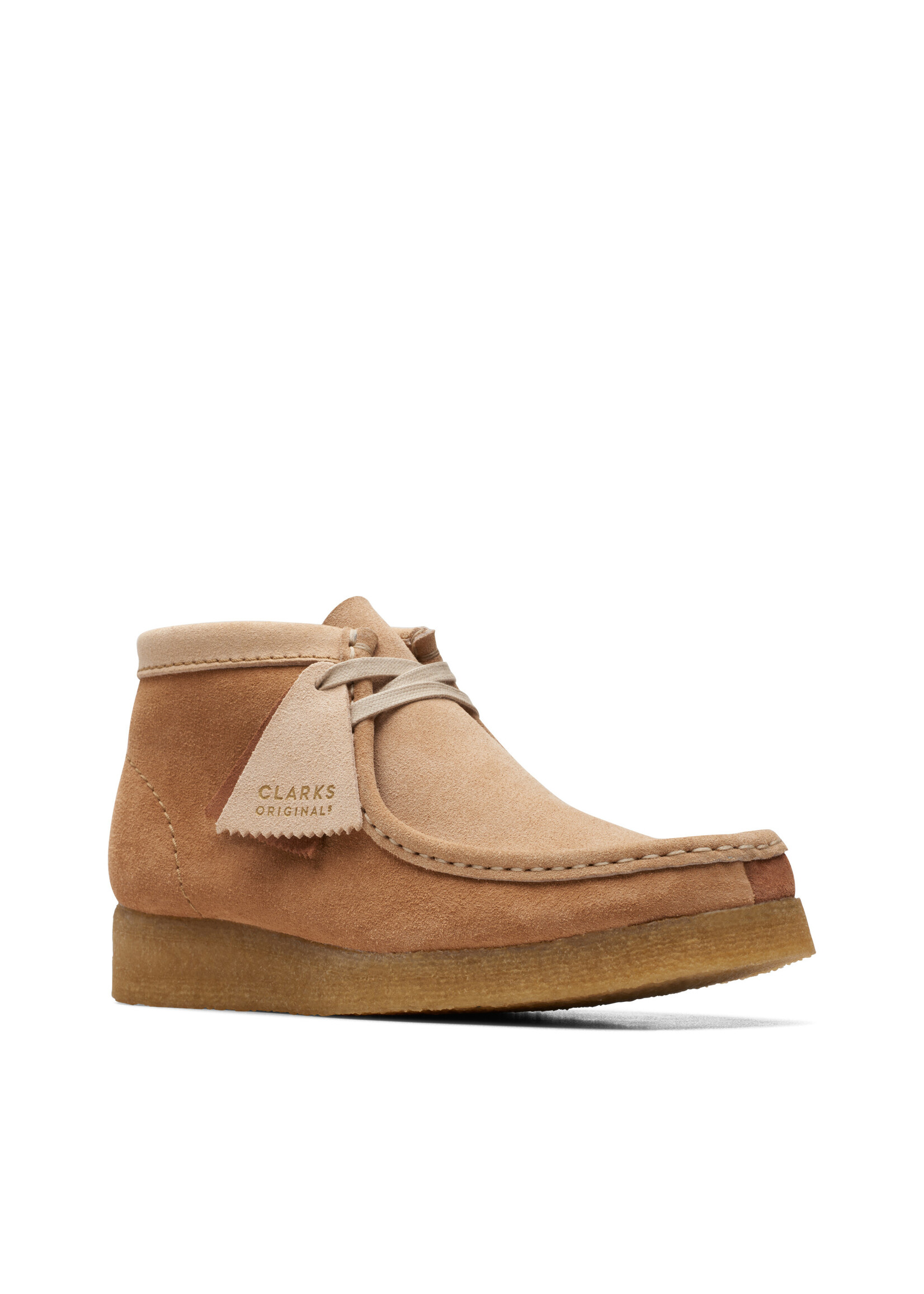 Clarks Womens Wallabee Boot. Tan Combi Brown | 26169841