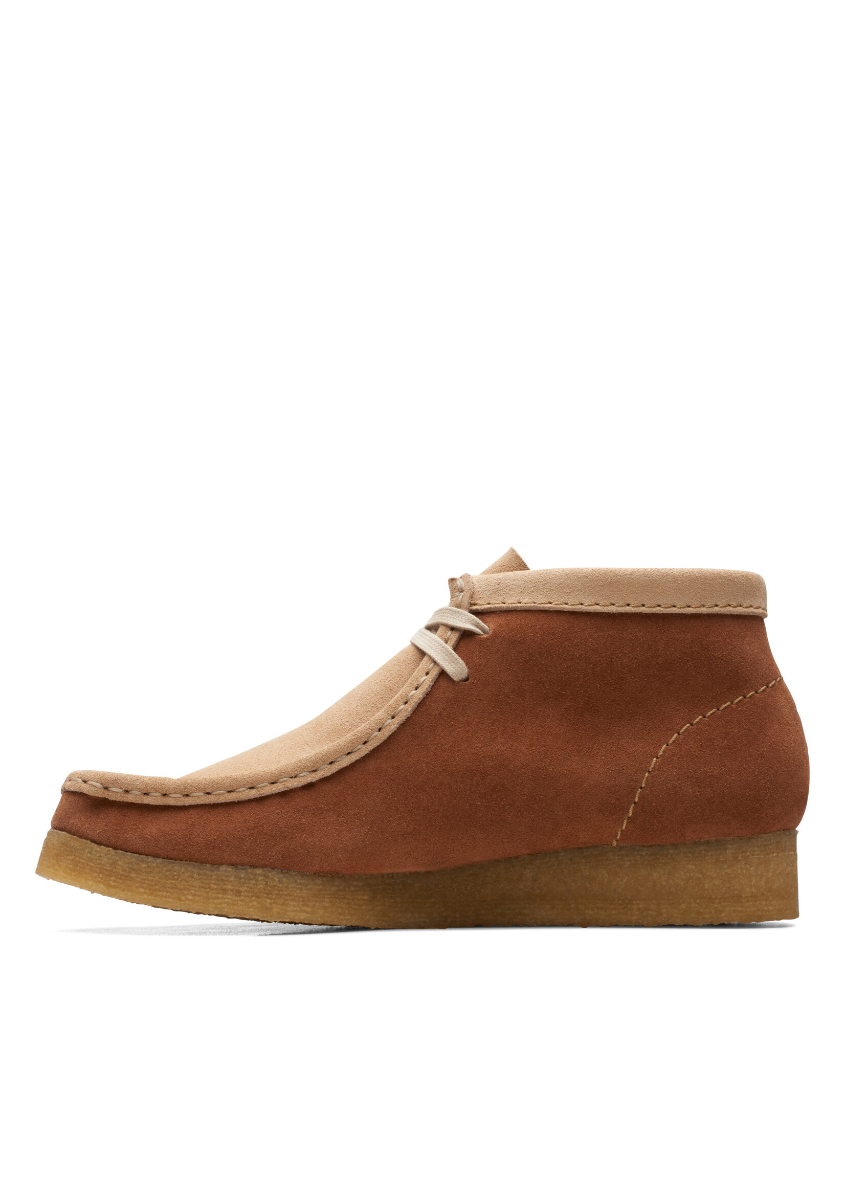 Clarks Womens Wallabee Boot. Tan Combi Brown | 26169841
